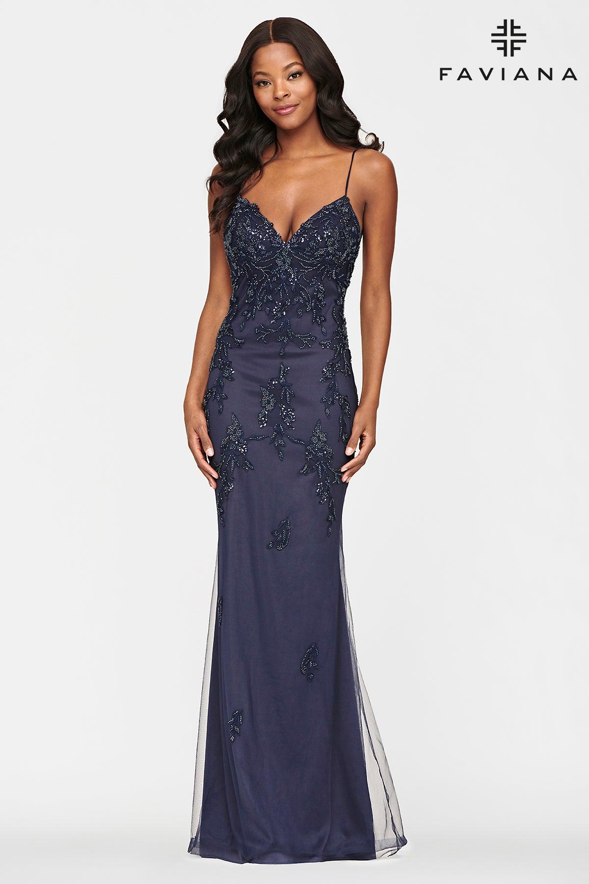 Faviana Long Formal Prom Dress S10633