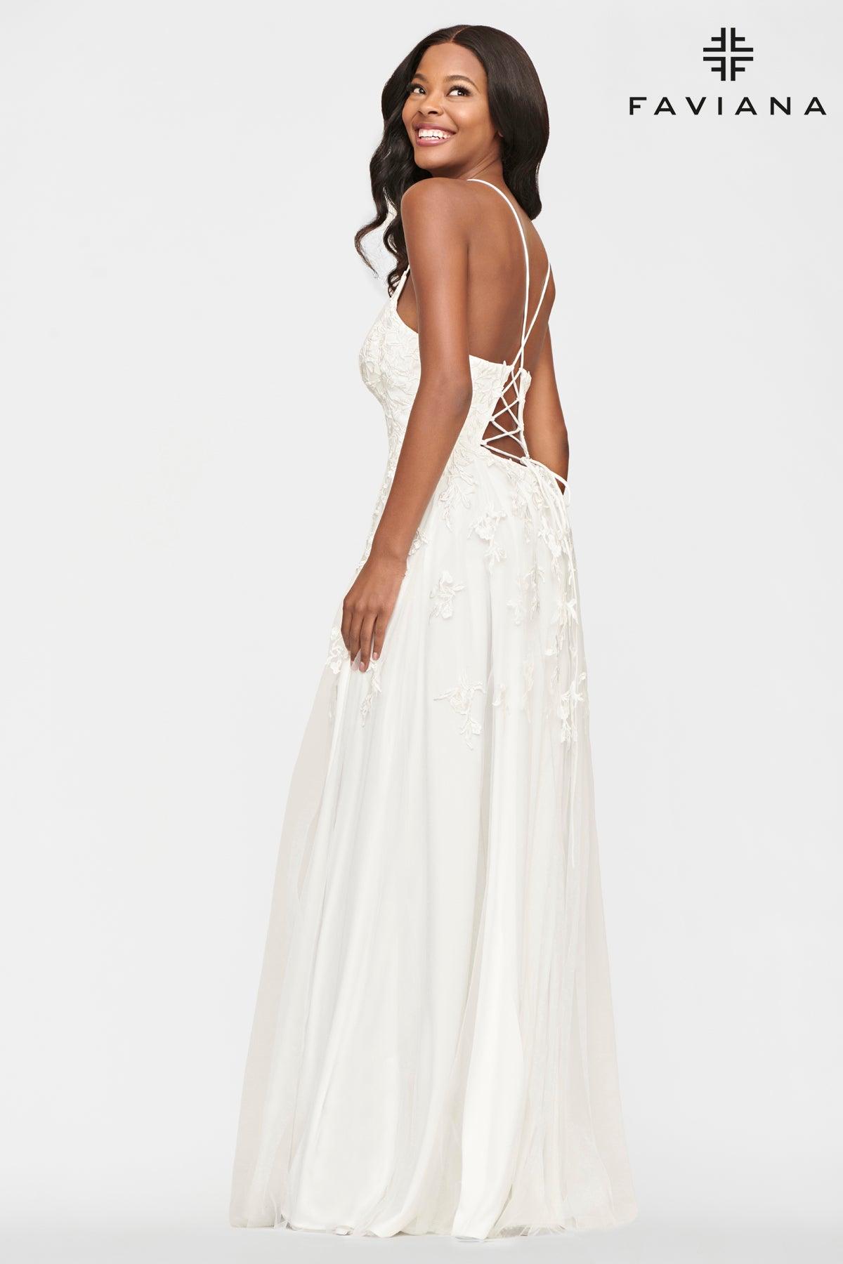 Prom Dresses Long A Line Prom Dress Ivory