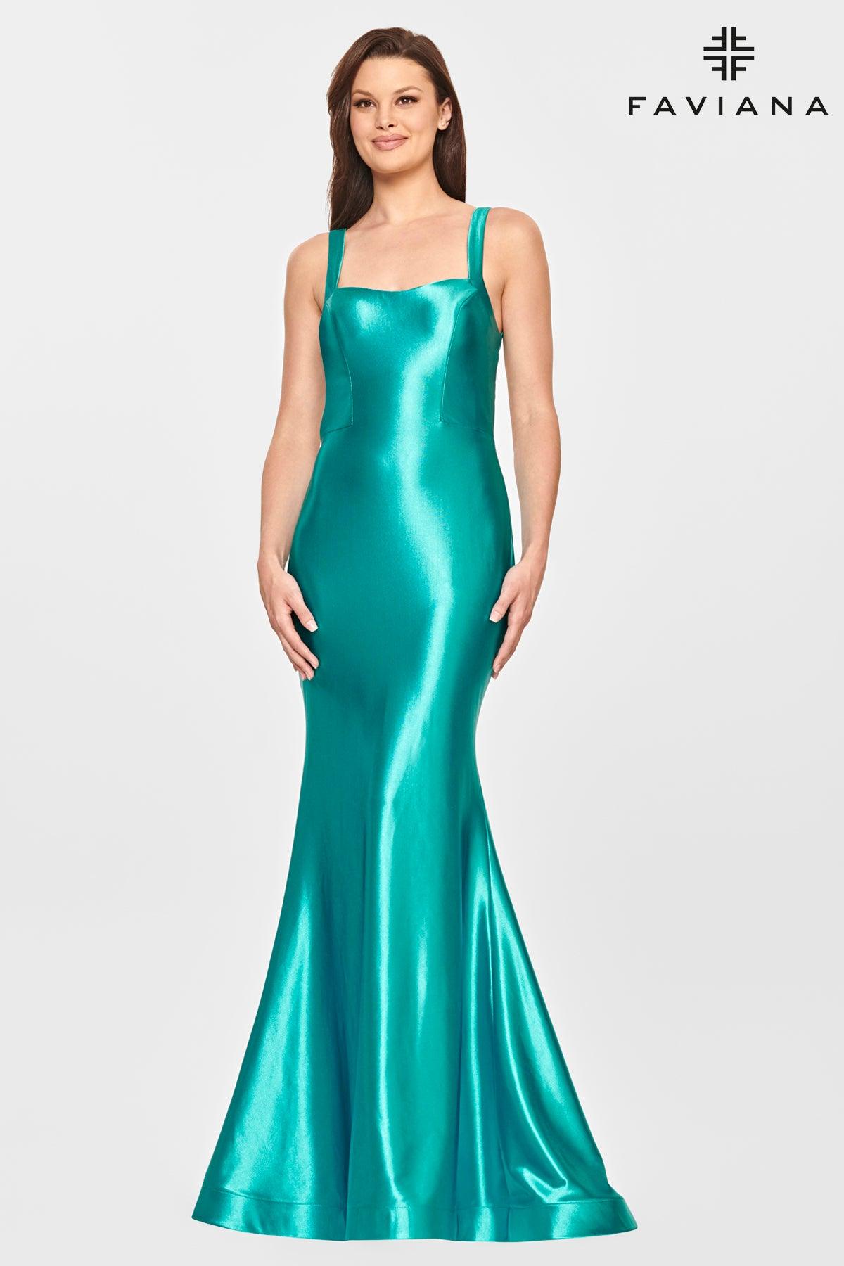 Faviana S10809 Long Sleeveless Formal Prom Dress