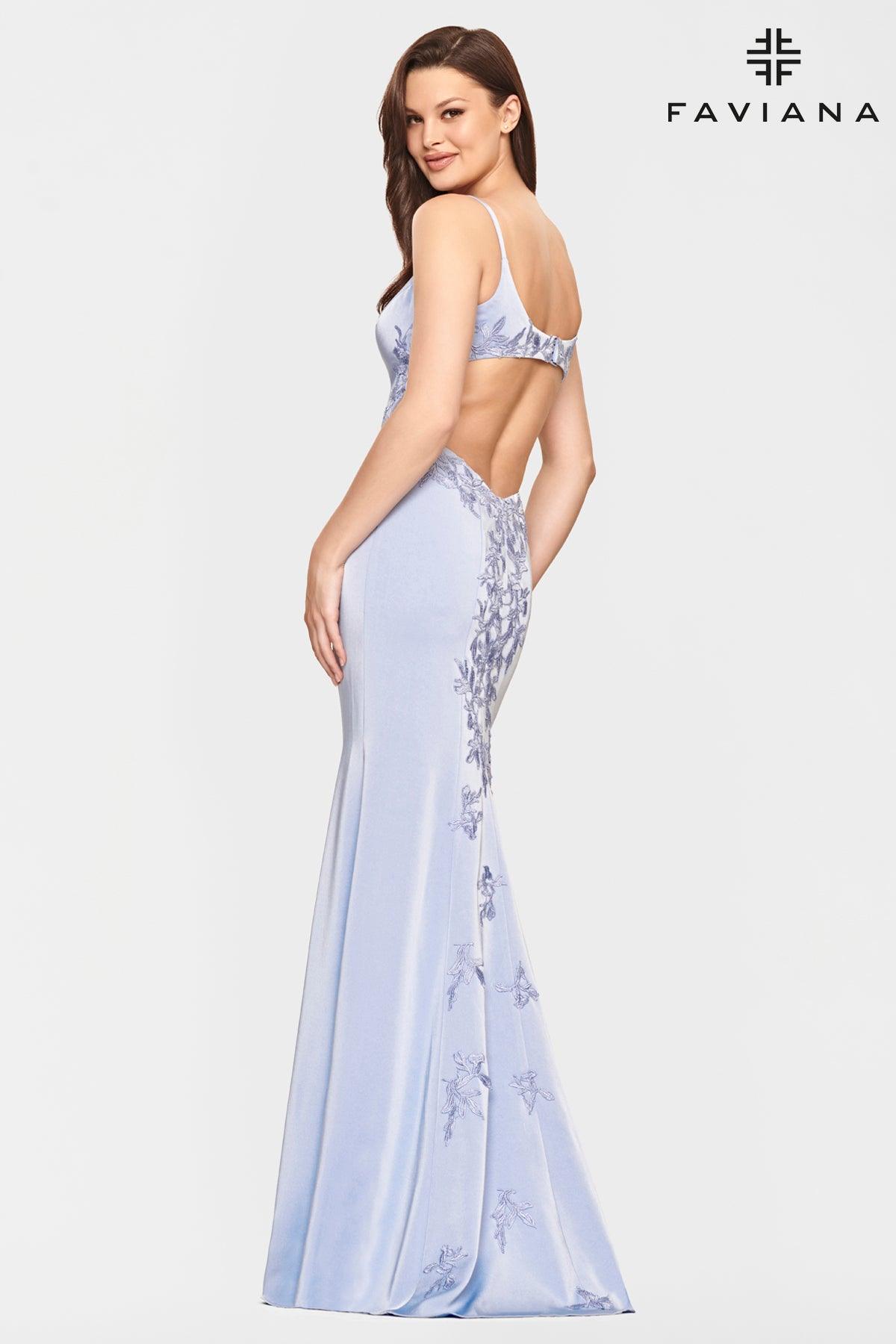 Faviana S10815 Long Formal Prom Dress