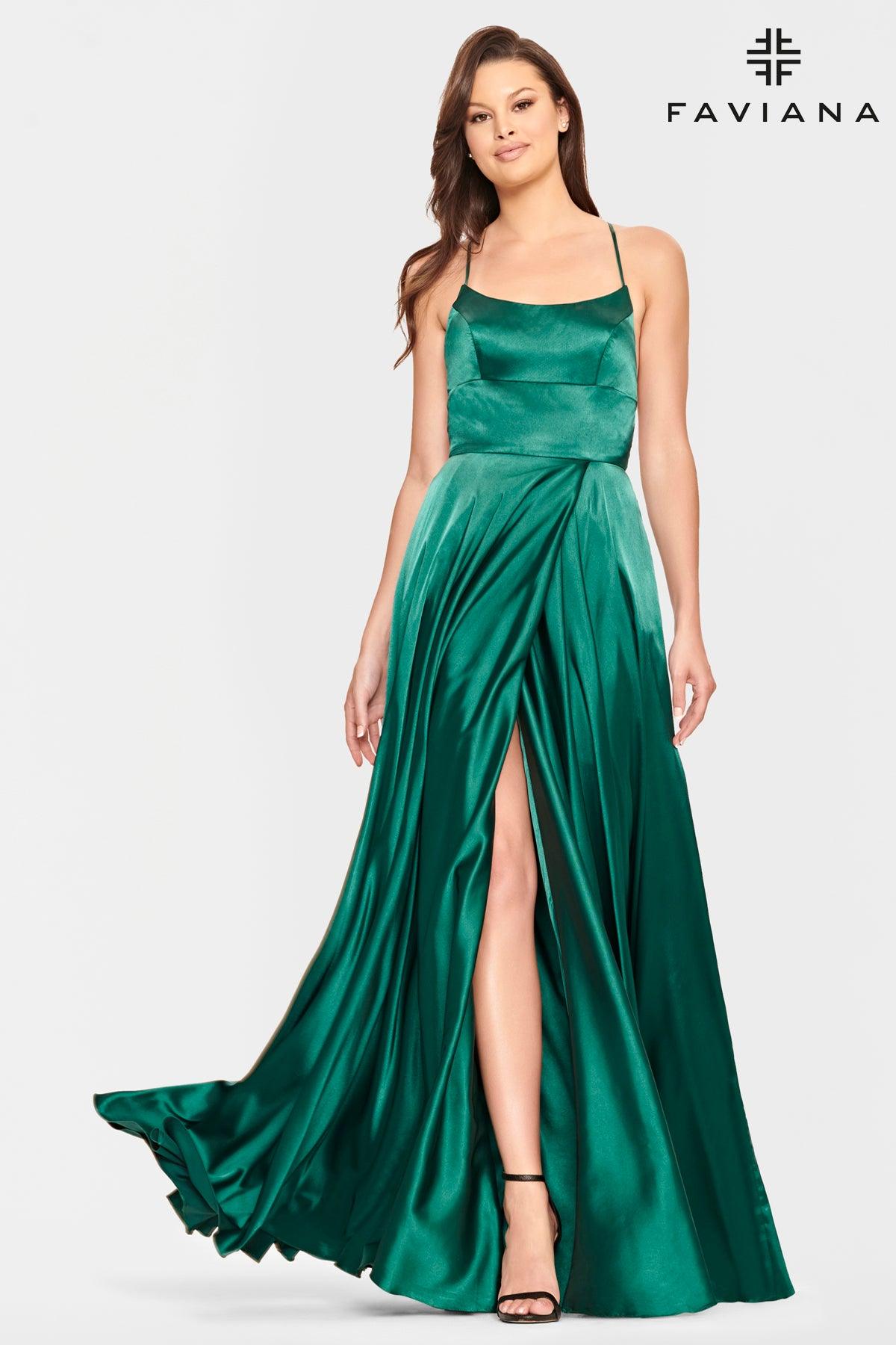 Faviana S10828 Long Formal Prom Dress