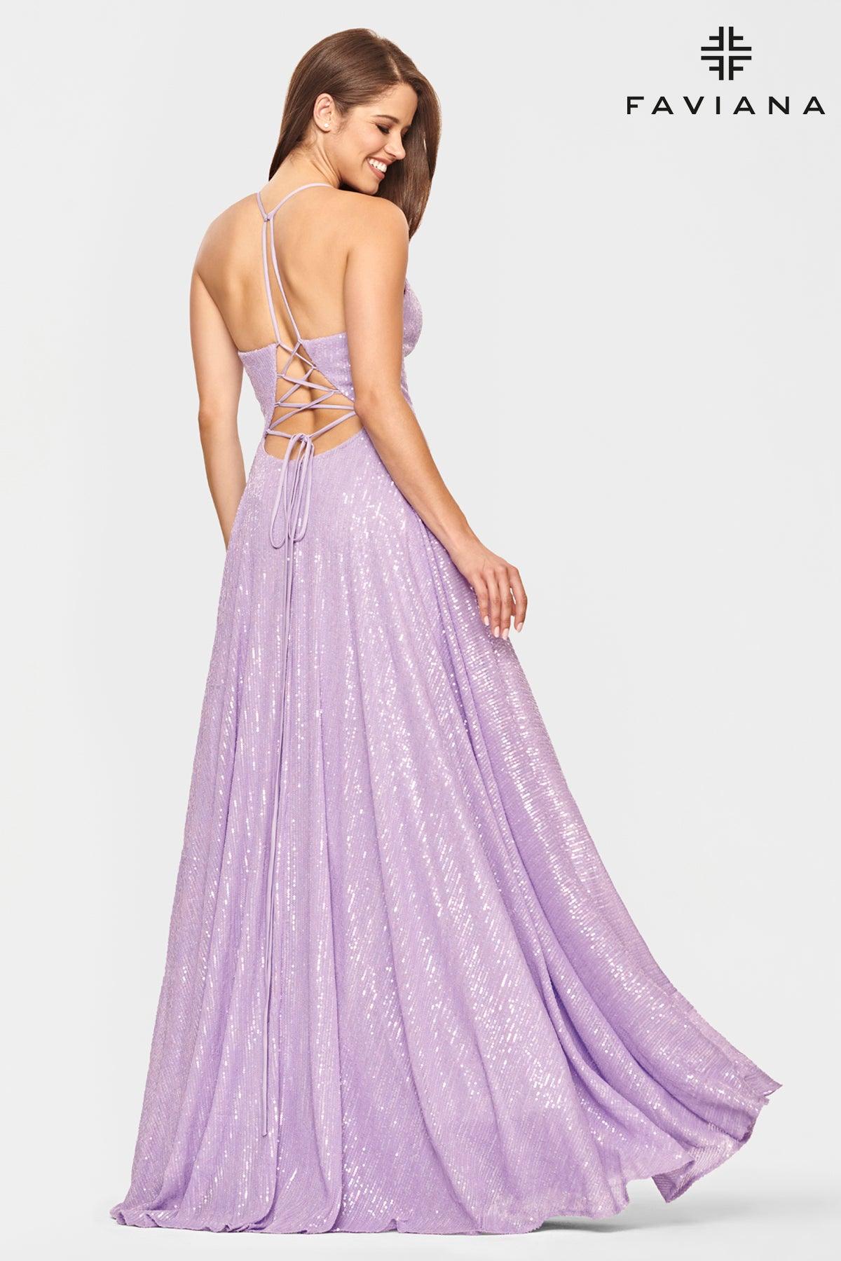 Faviana S10831 Long Ball Gown Prom Dress