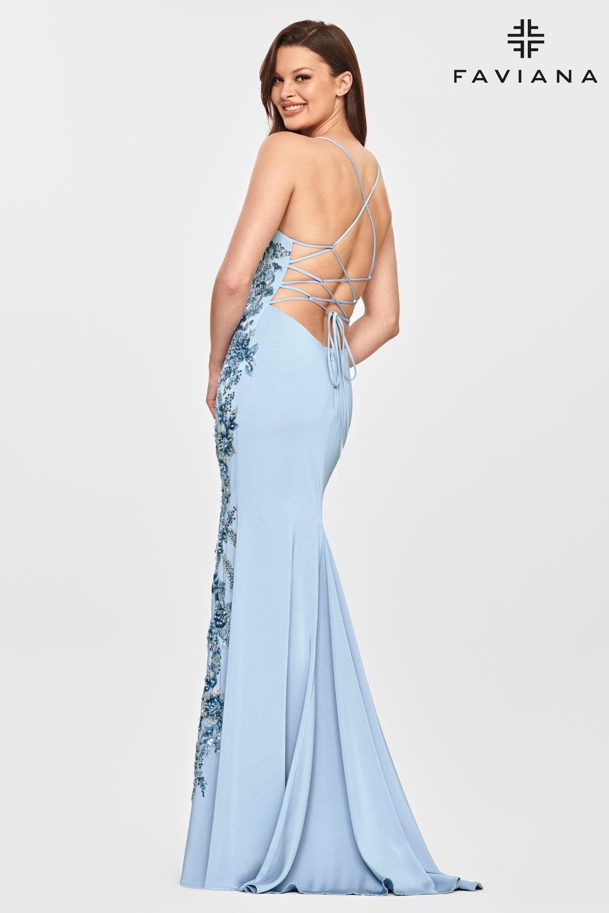 Faviana S10845 Long Formal Evening Prom Dress