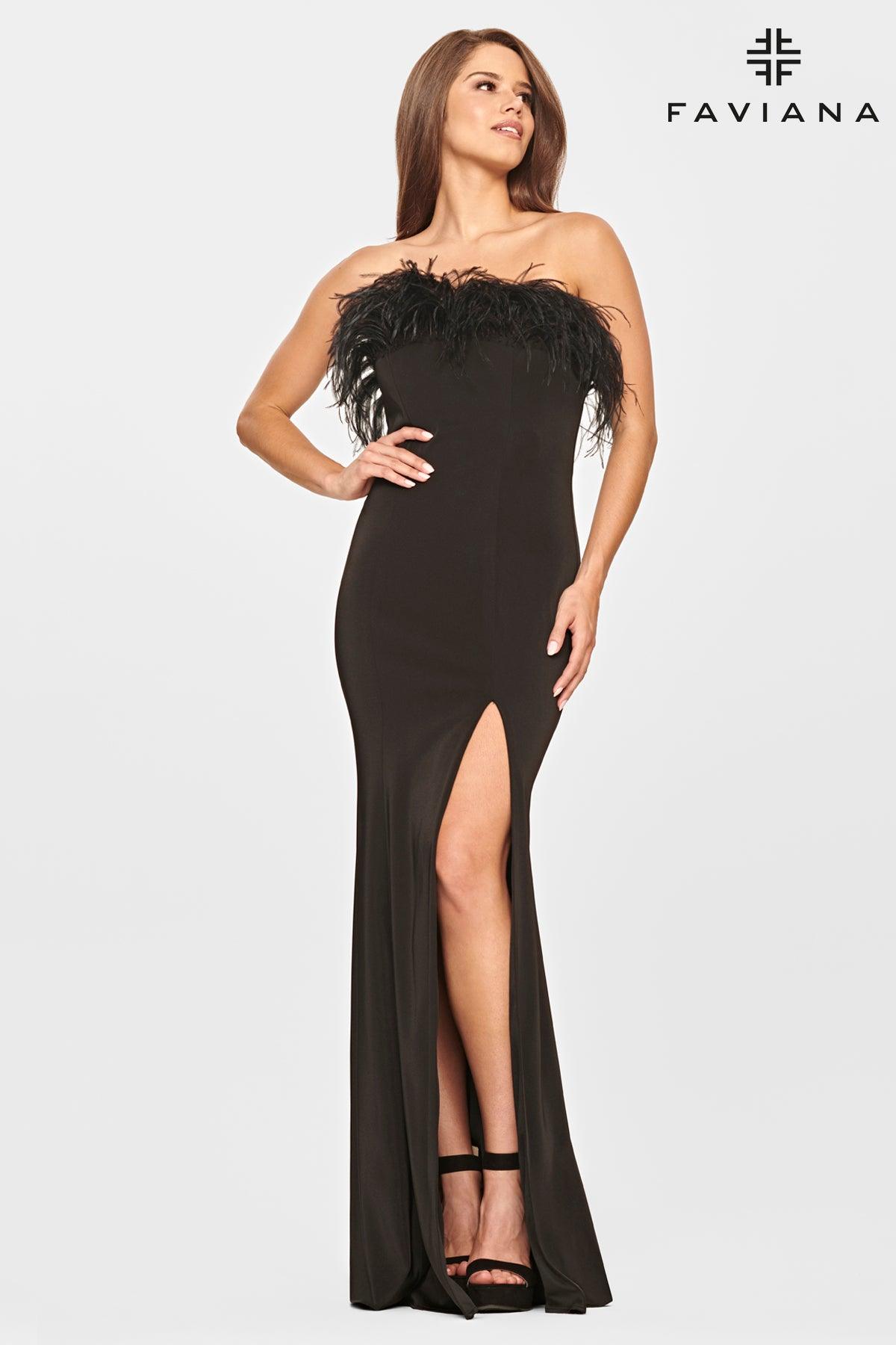 Faviana S10851 Long Strapless Prom Formal Gown