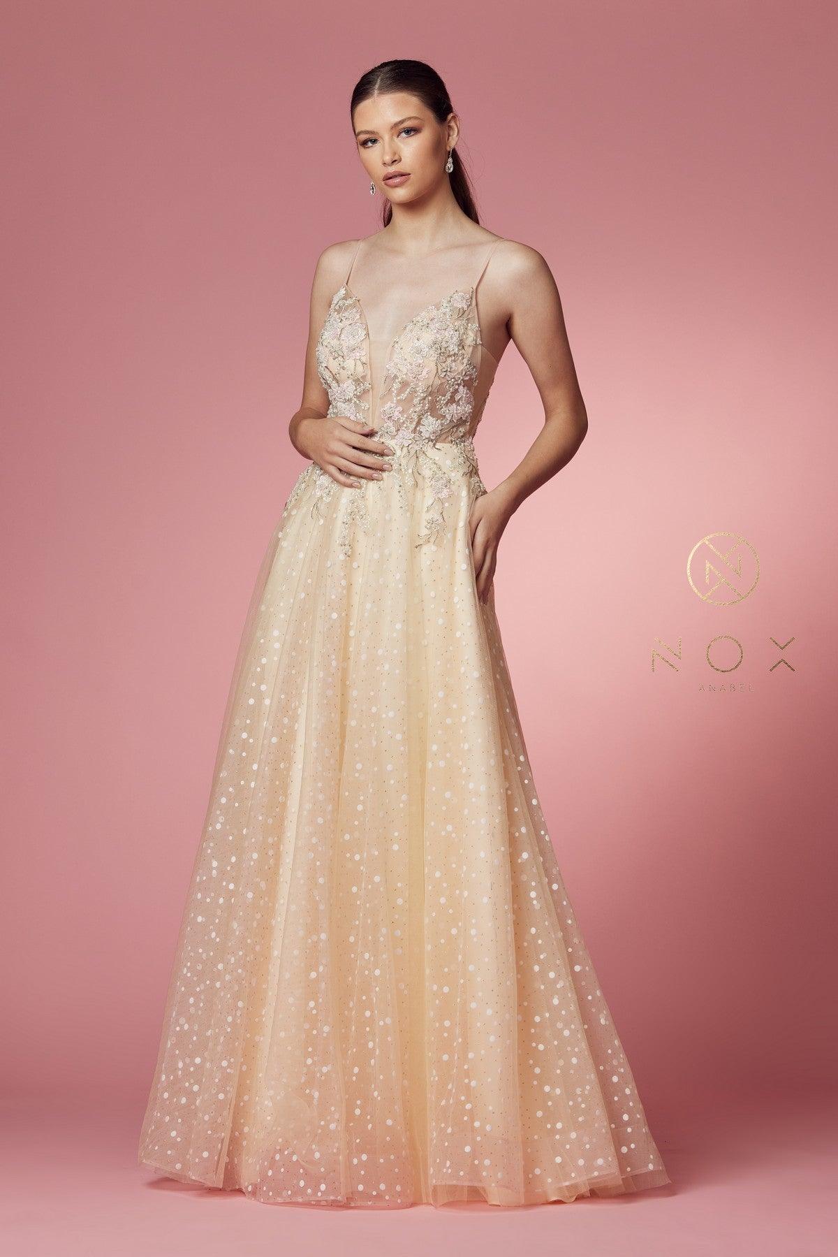 A-line Long Prom Dress - The Dress Outlet