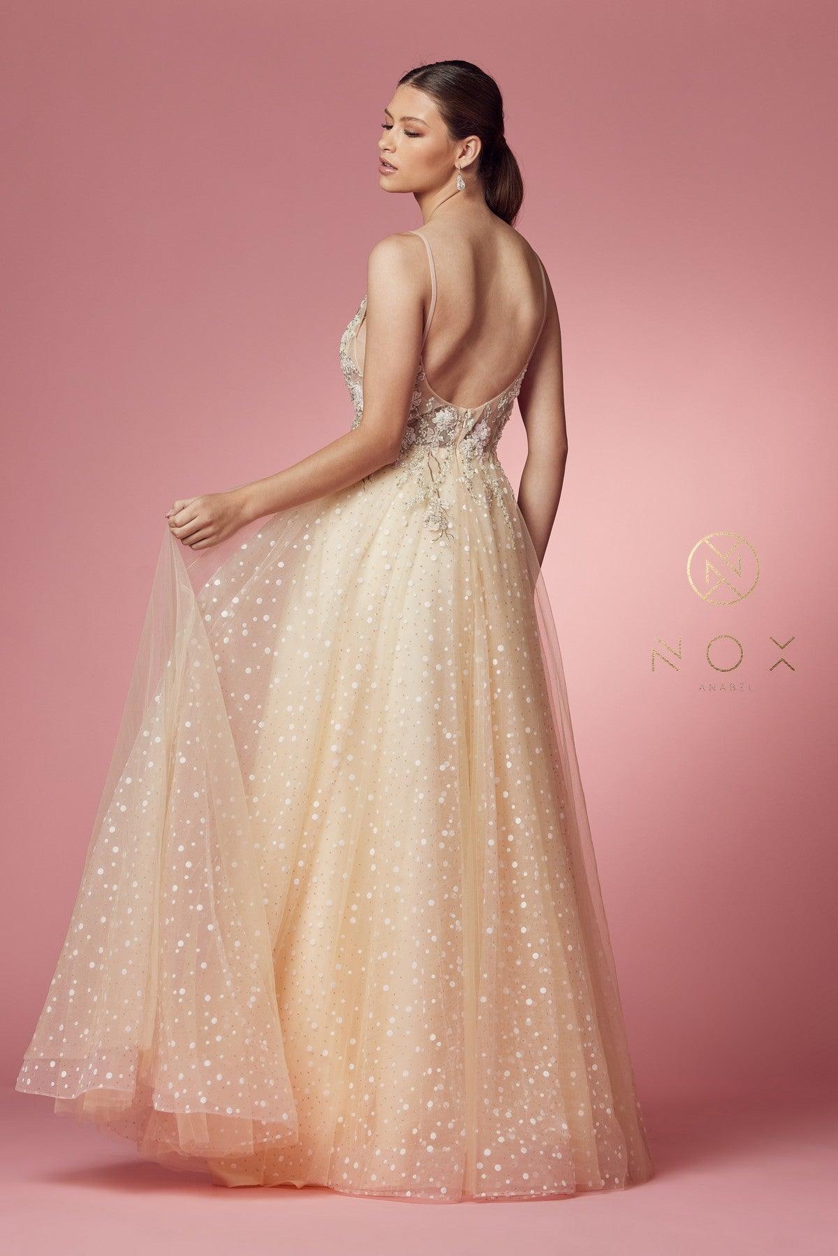 A-line Long Prom Dress - The Dress Outlet