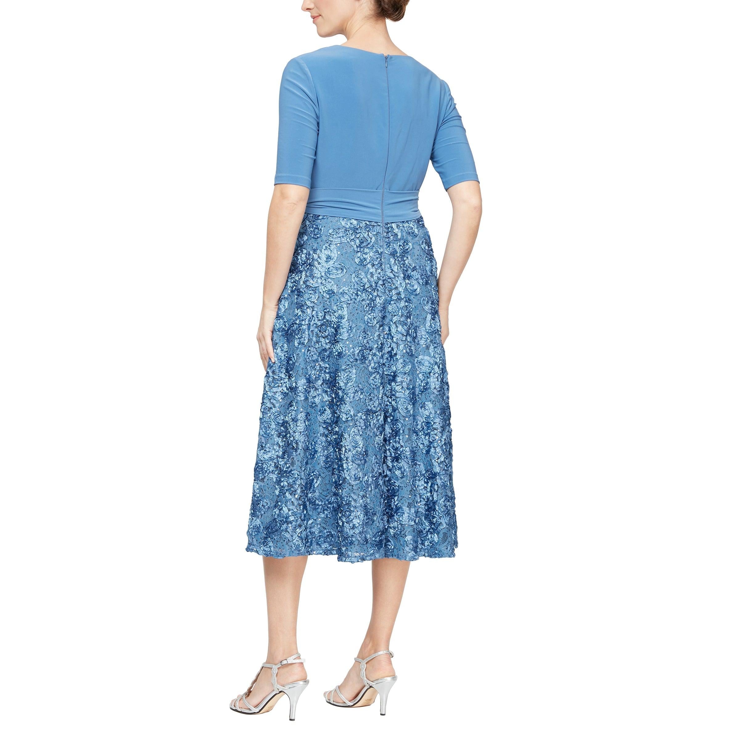 Alex Evenings 3/4 Sleeve Short Dress Dress 1121465 - The Dress Outlet