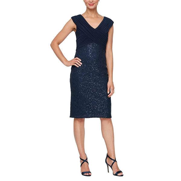 Navy Alex Evenings 81122525 Short Formal Dress for $29.99 – The Dress