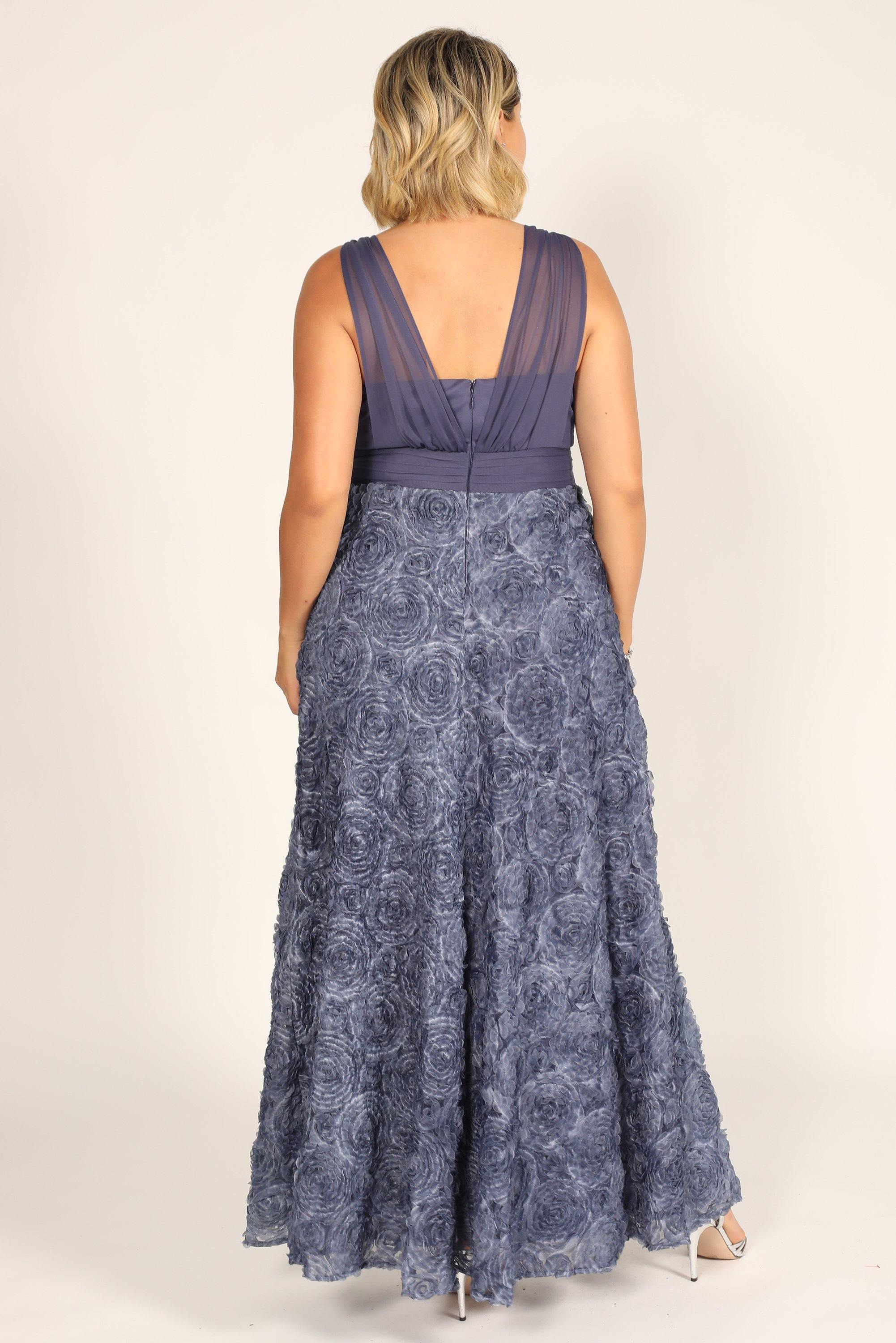 Alex Evenings Long Formal Dress 81122364 - The Dress Outlet