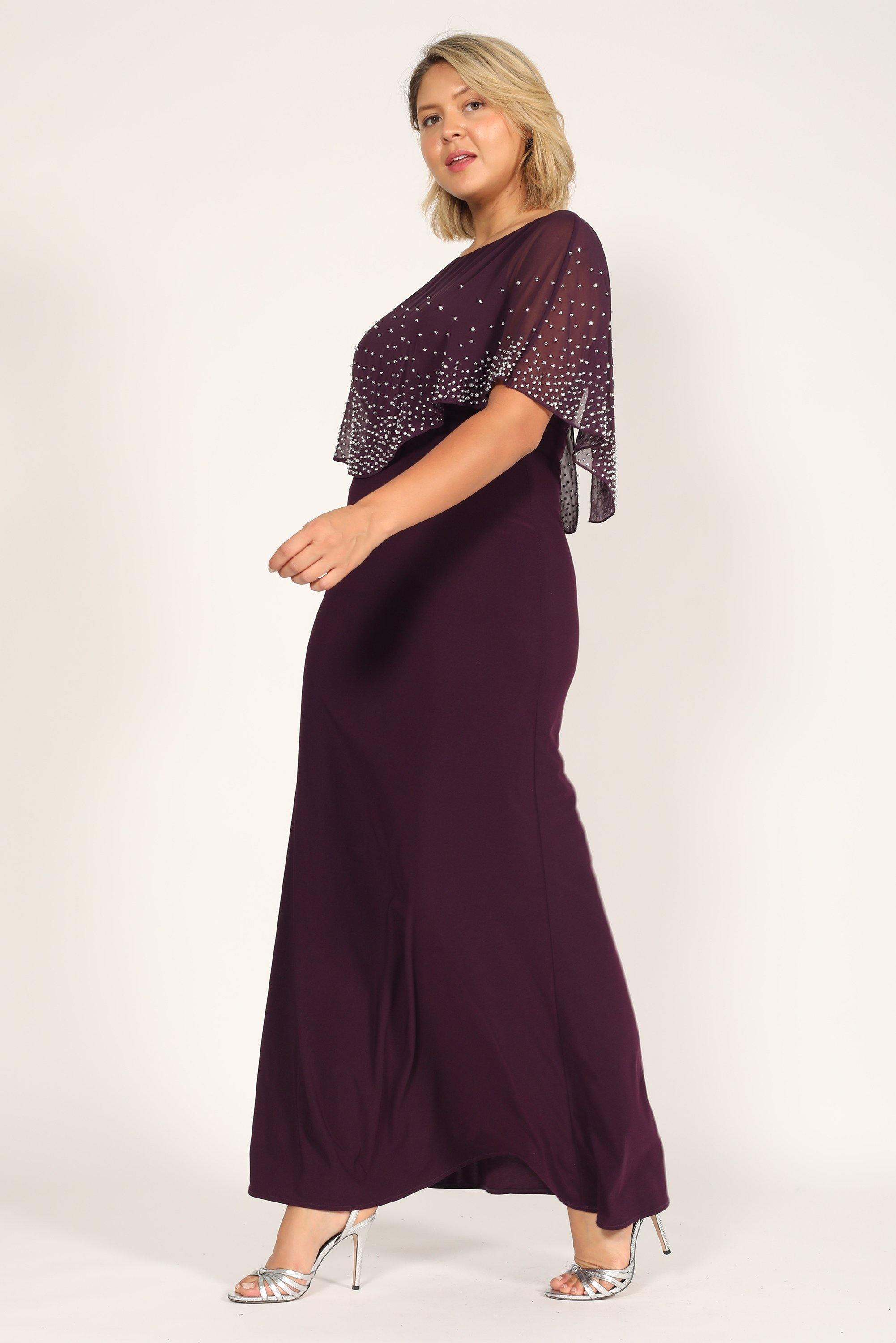 Alex Evenings Long Mother of the Bride Dress 81351534 - The Dress Outlet