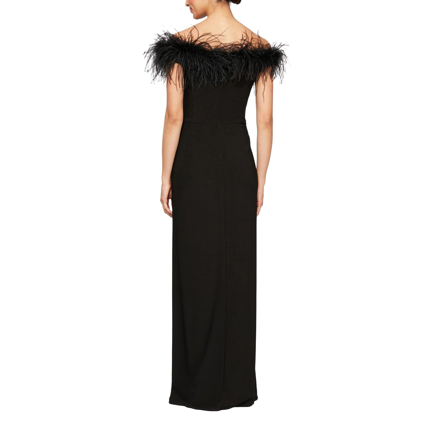 Alex Evenings Long Off Shoulder Formal Dress 81351465 - The Dress Outlet