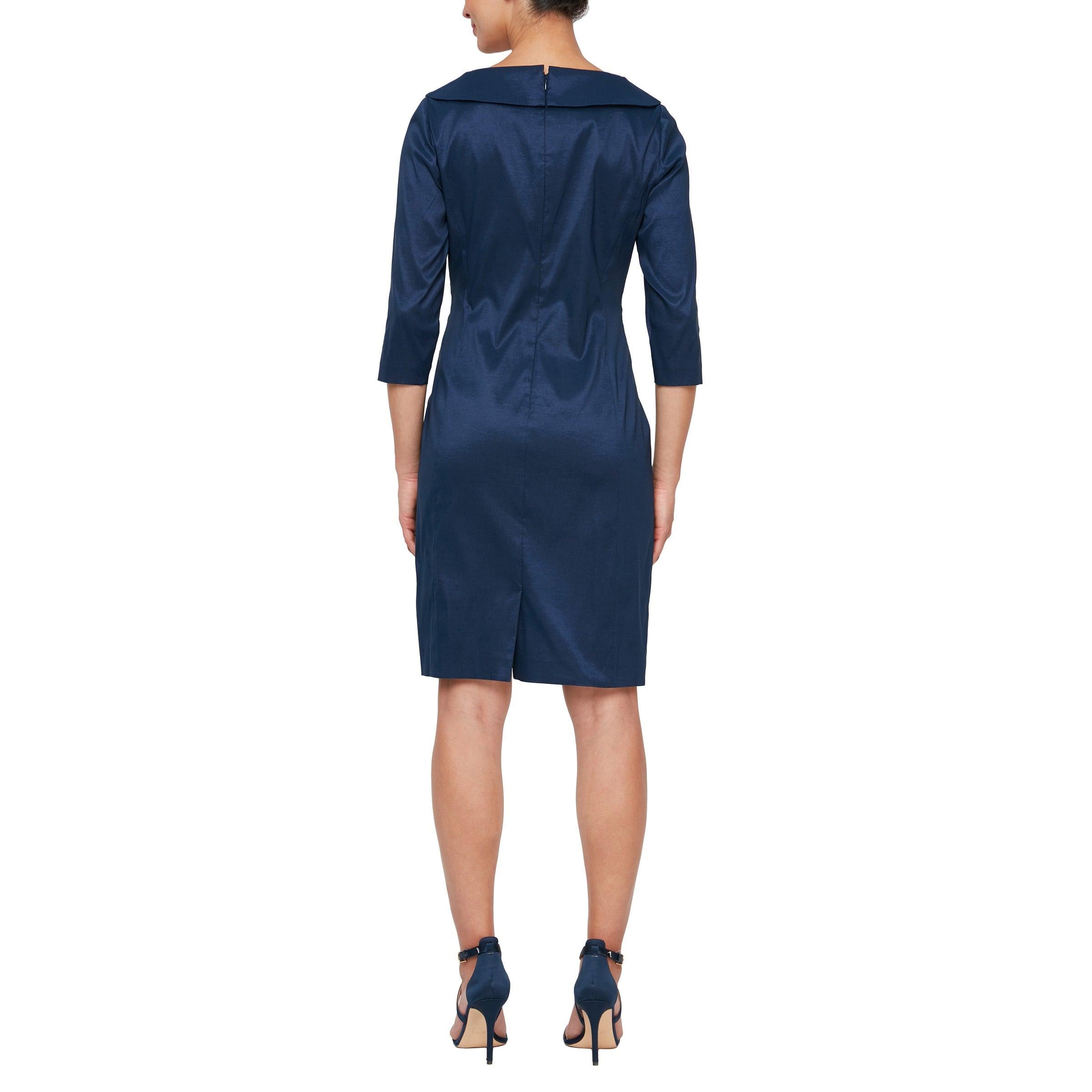 Alex Evenings Short 3/4 Sleeve Cocktail Dress 8166637 - The Dress Outlet
