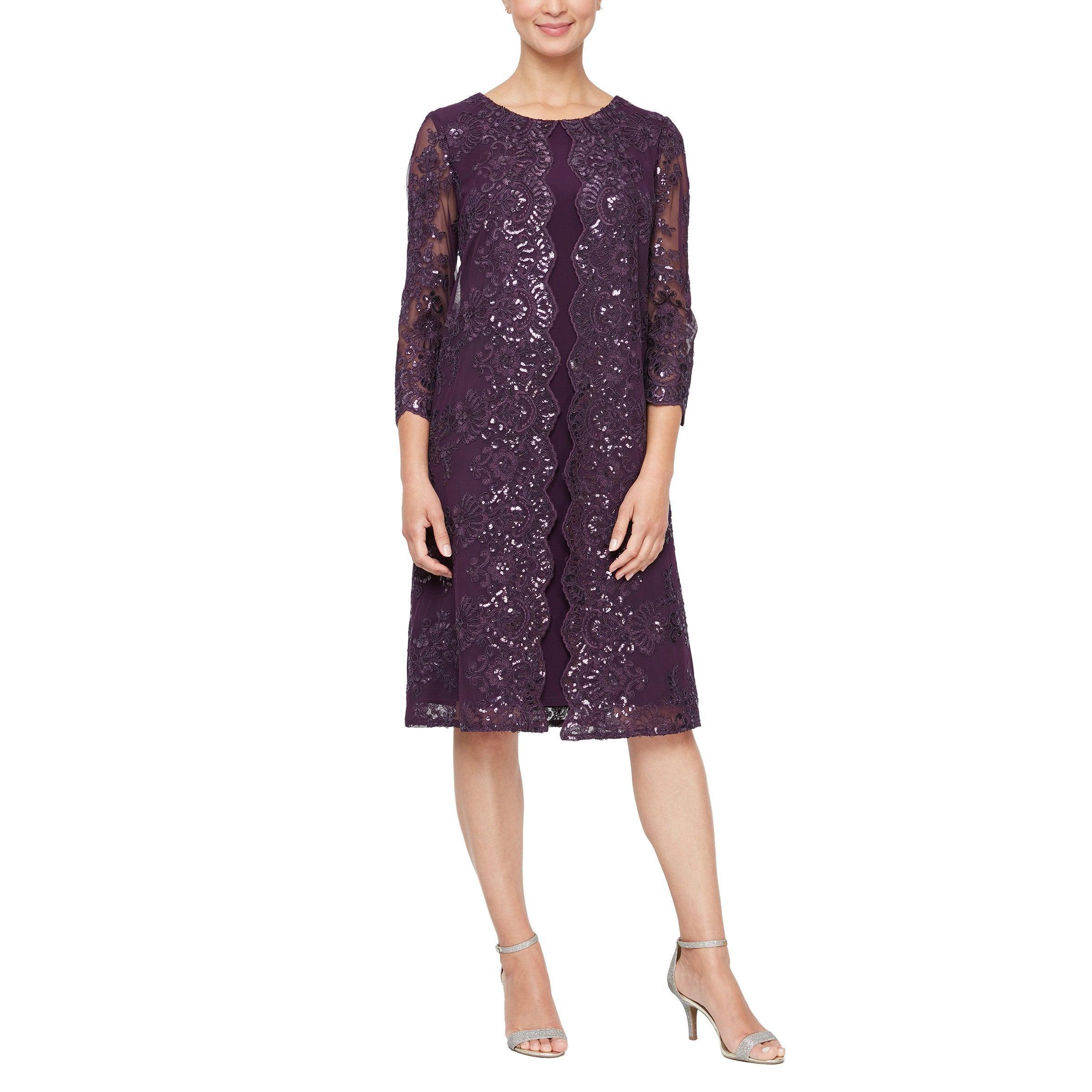 Alex Evenings Short Mother of the Bride Dress 811712226 - The Dress Outlet