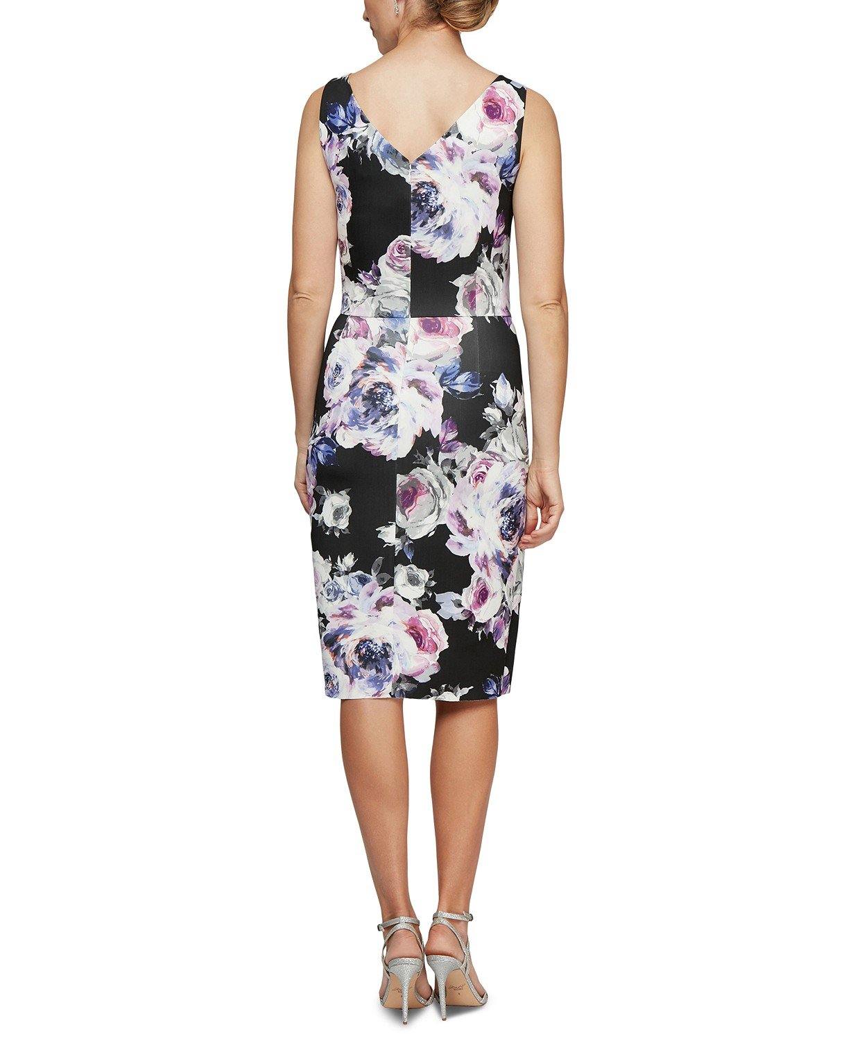 Alex Evenings Short Sleeveless Dress 8160279 - The Dress Outlet