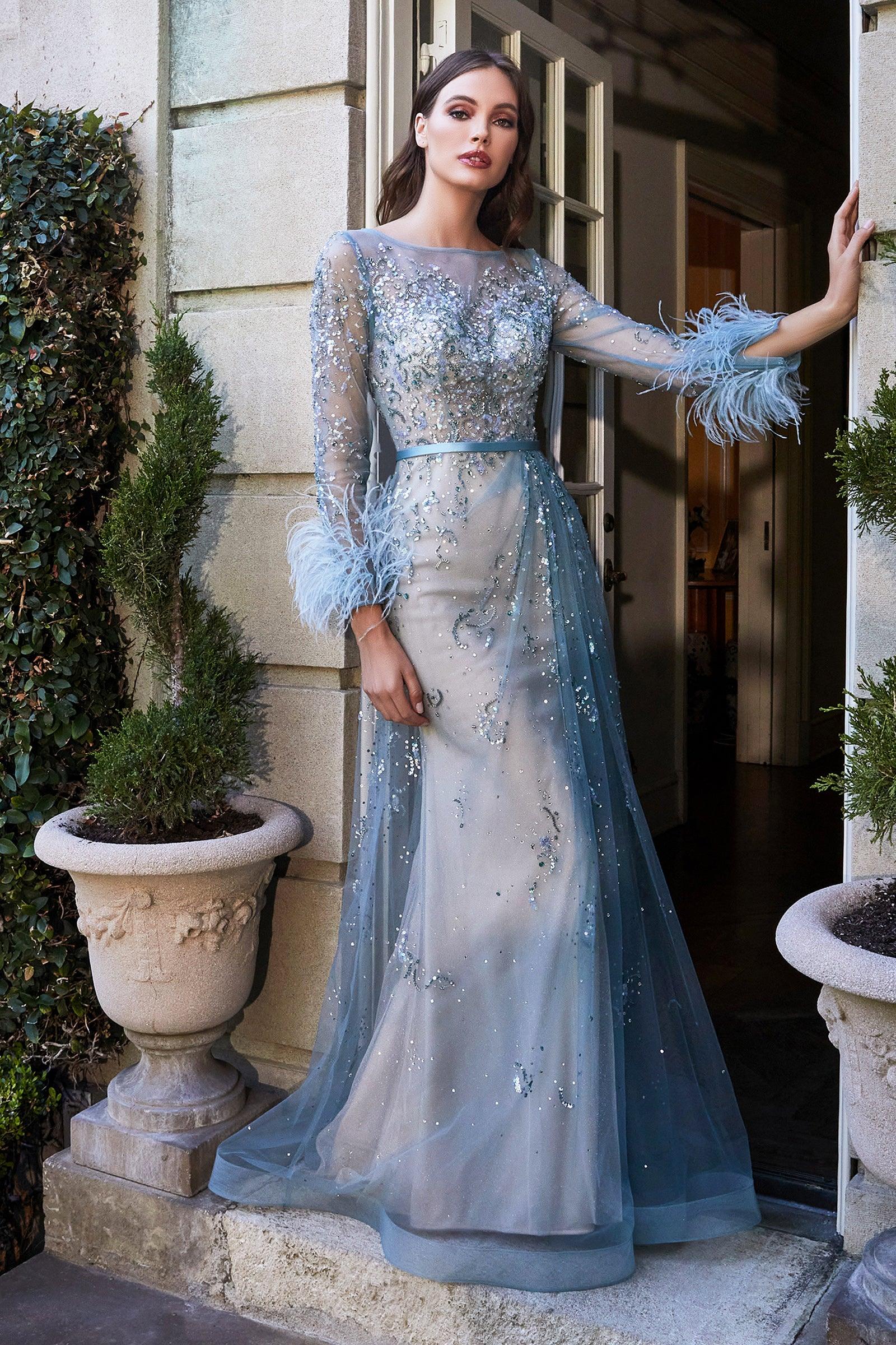 Embellished maxi hotsell prom dress