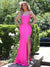 Colors Formal Long Spaghetti Strap Dress G1052 - The Dress Outlet
