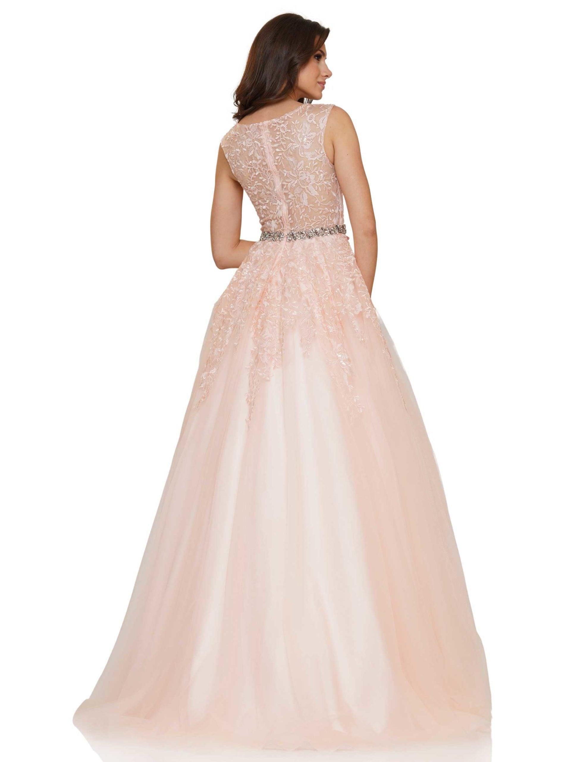 Colors Long Formal Beaded Prom Ball Gown 2744 - The Dress Outlet