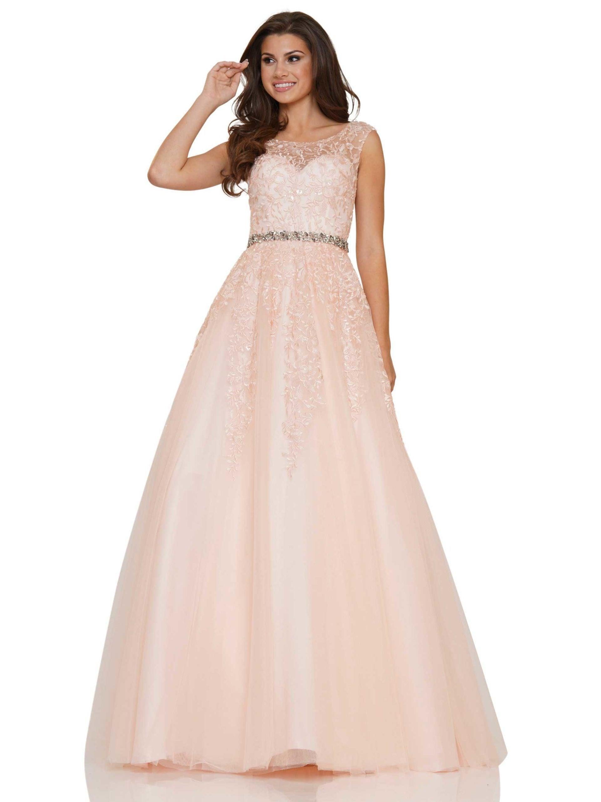 Colors Long Formal Beaded Prom Ball Gown 2744 - The Dress Outlet