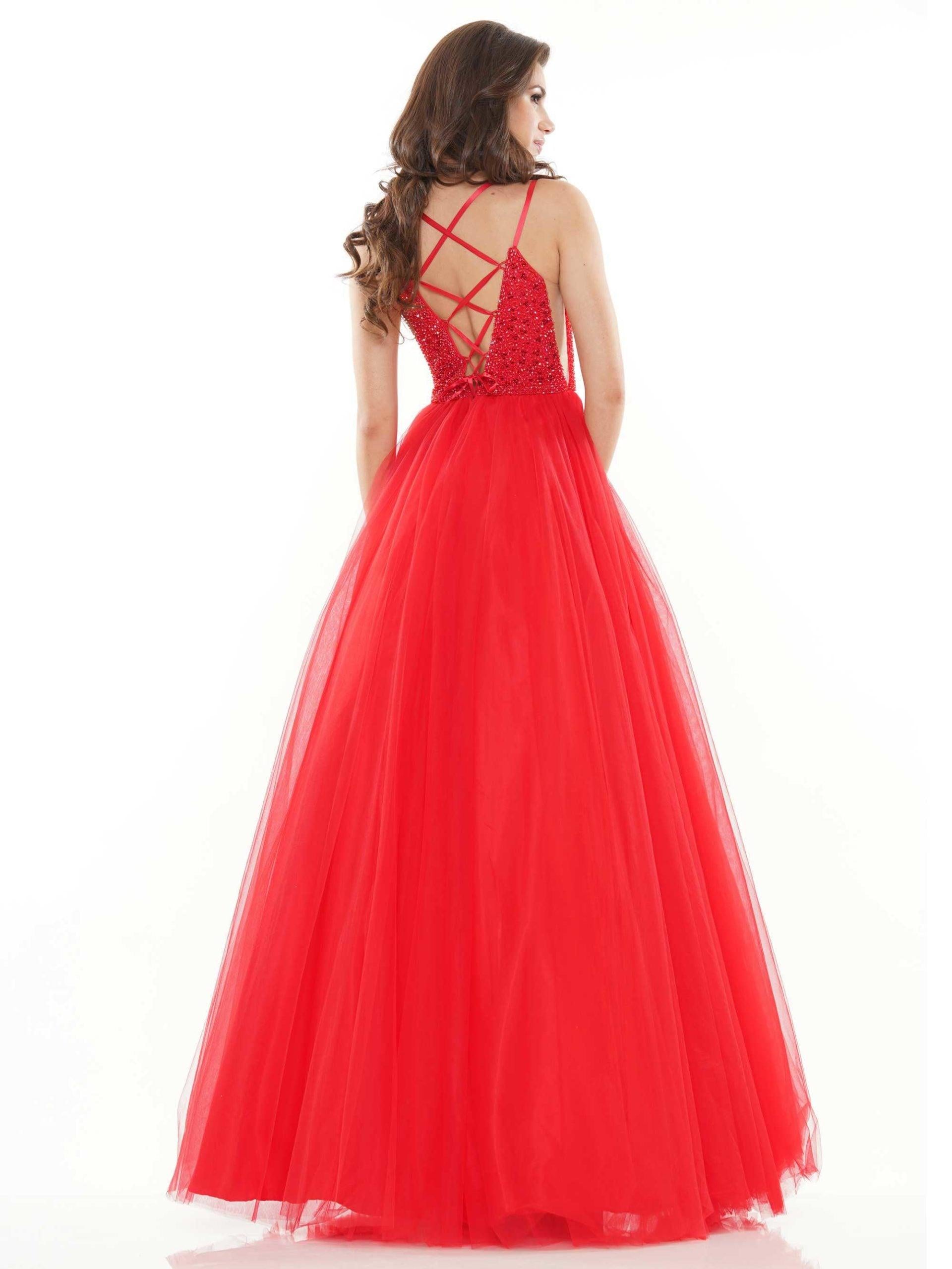 Colors Long Formal Beaded Prom Dress 2382 - The Dress Outlet