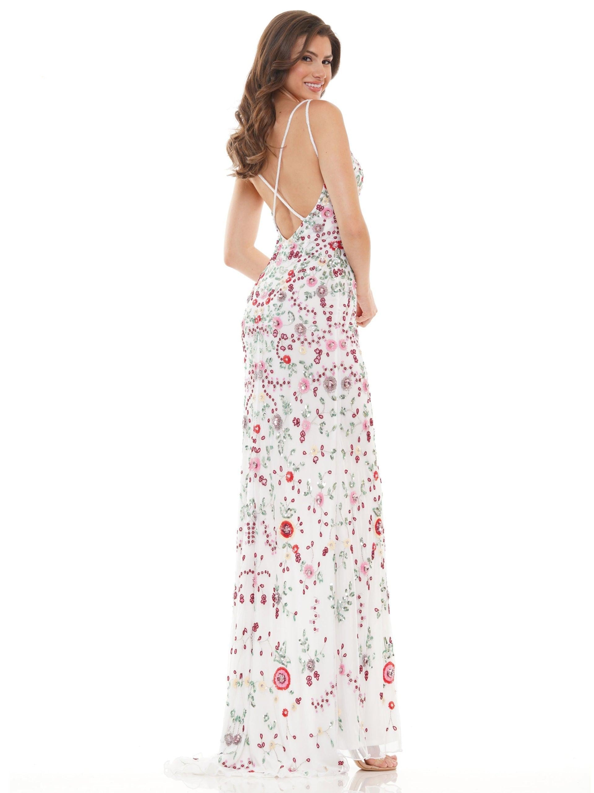 Colors Long Formal Fitted Prom Dress 117 - The Dress Outlet