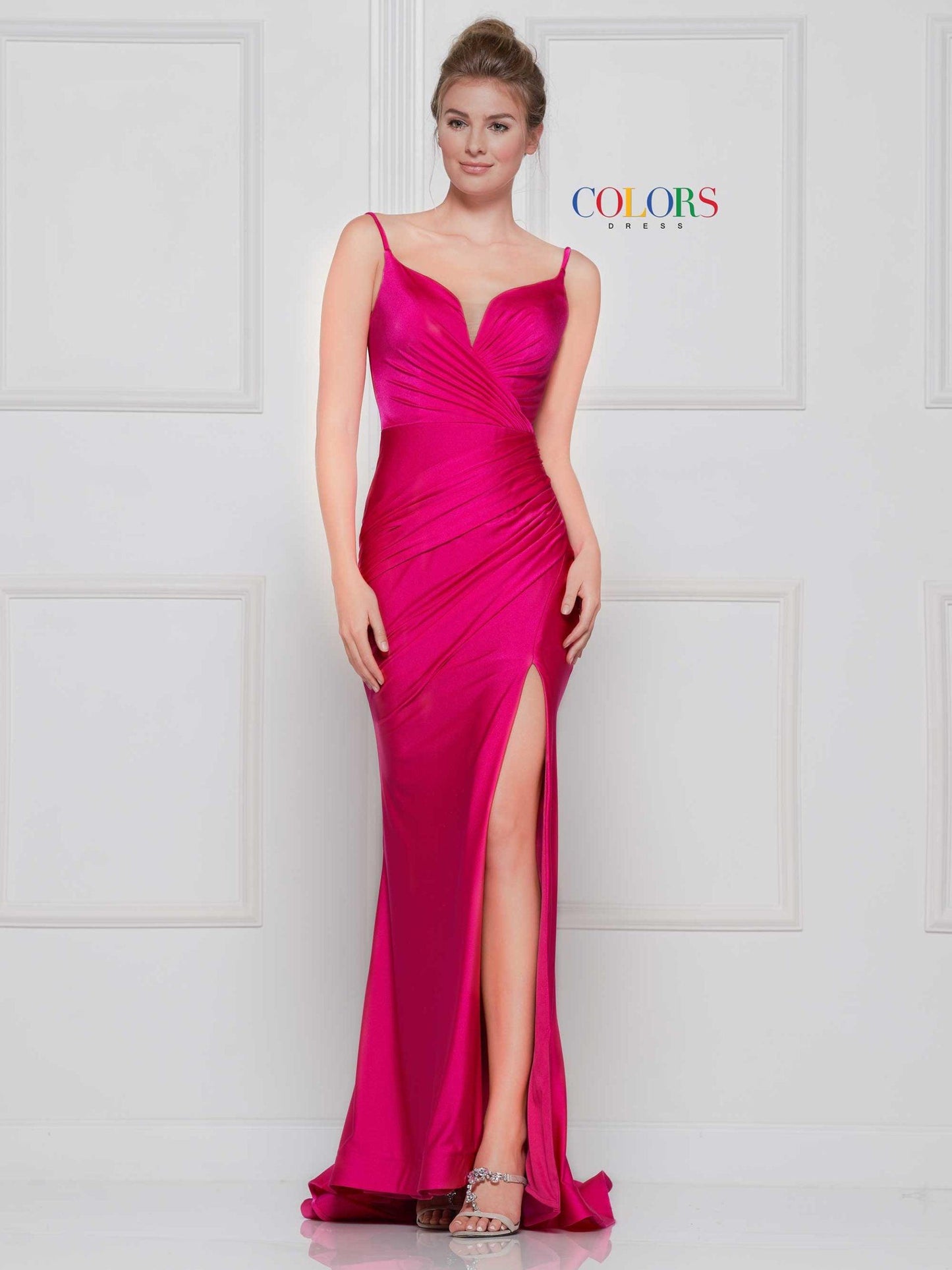 Colors Long Formal Fitted Prom Dress 2032 - The Dress Outlet
