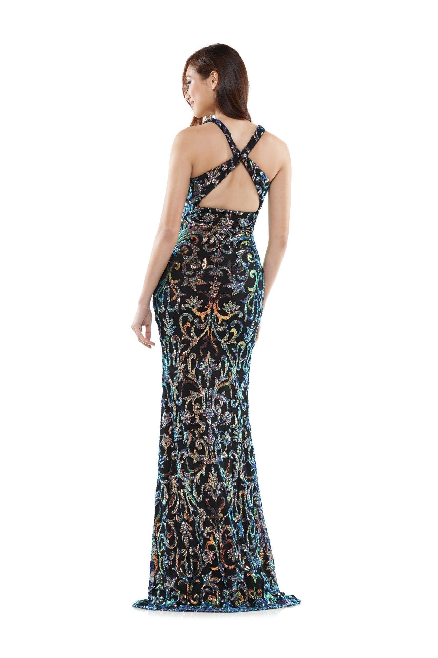 Colors Long Formal Fitted Prom Dress 2520 - The Dress Outlet