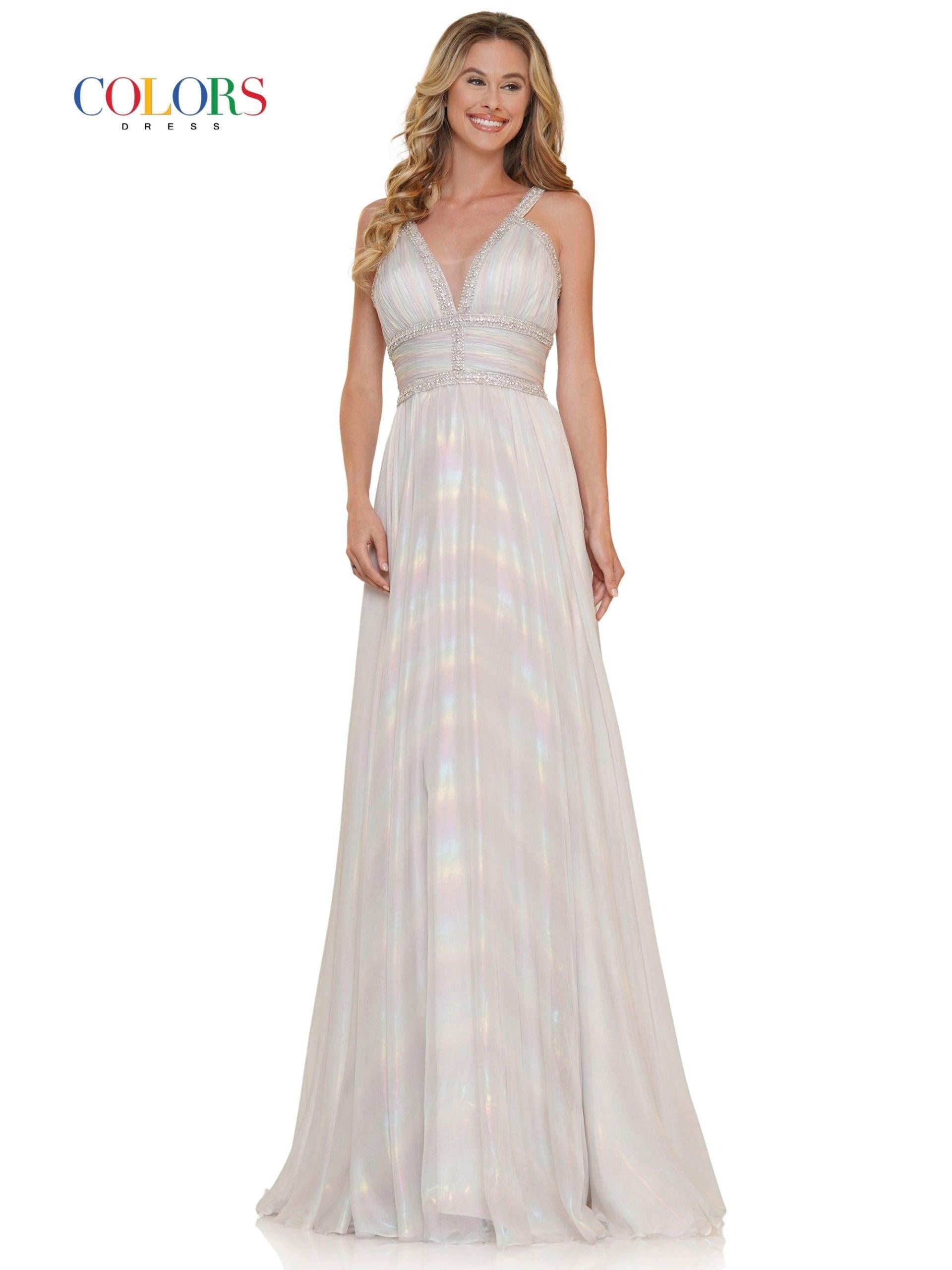 Colors Dress 3409 Off White Prom Dress main image 0