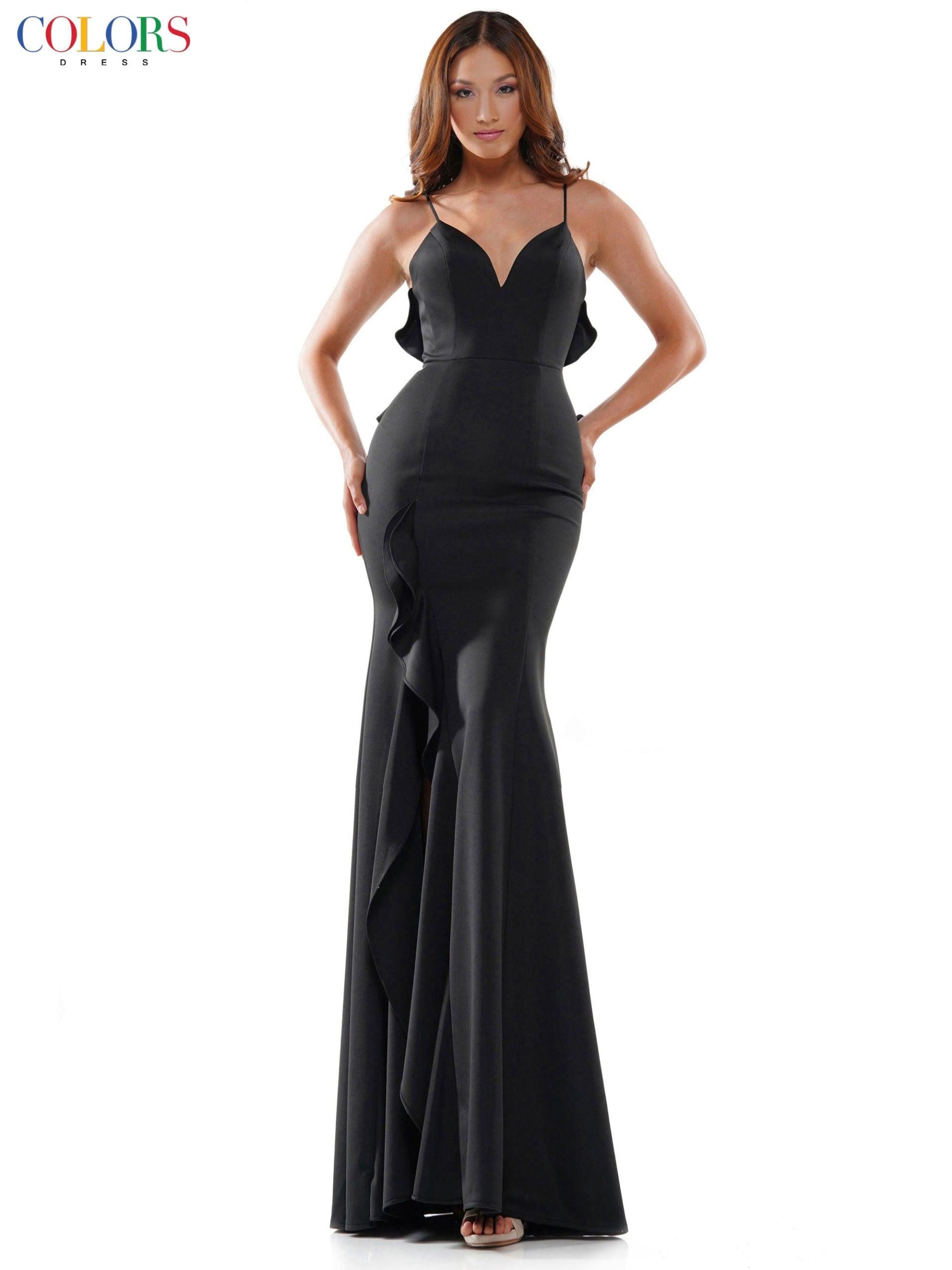 Black Colors 2646 Colors Long Formal Mermaid Fit Prom Dress for $299.99 ...