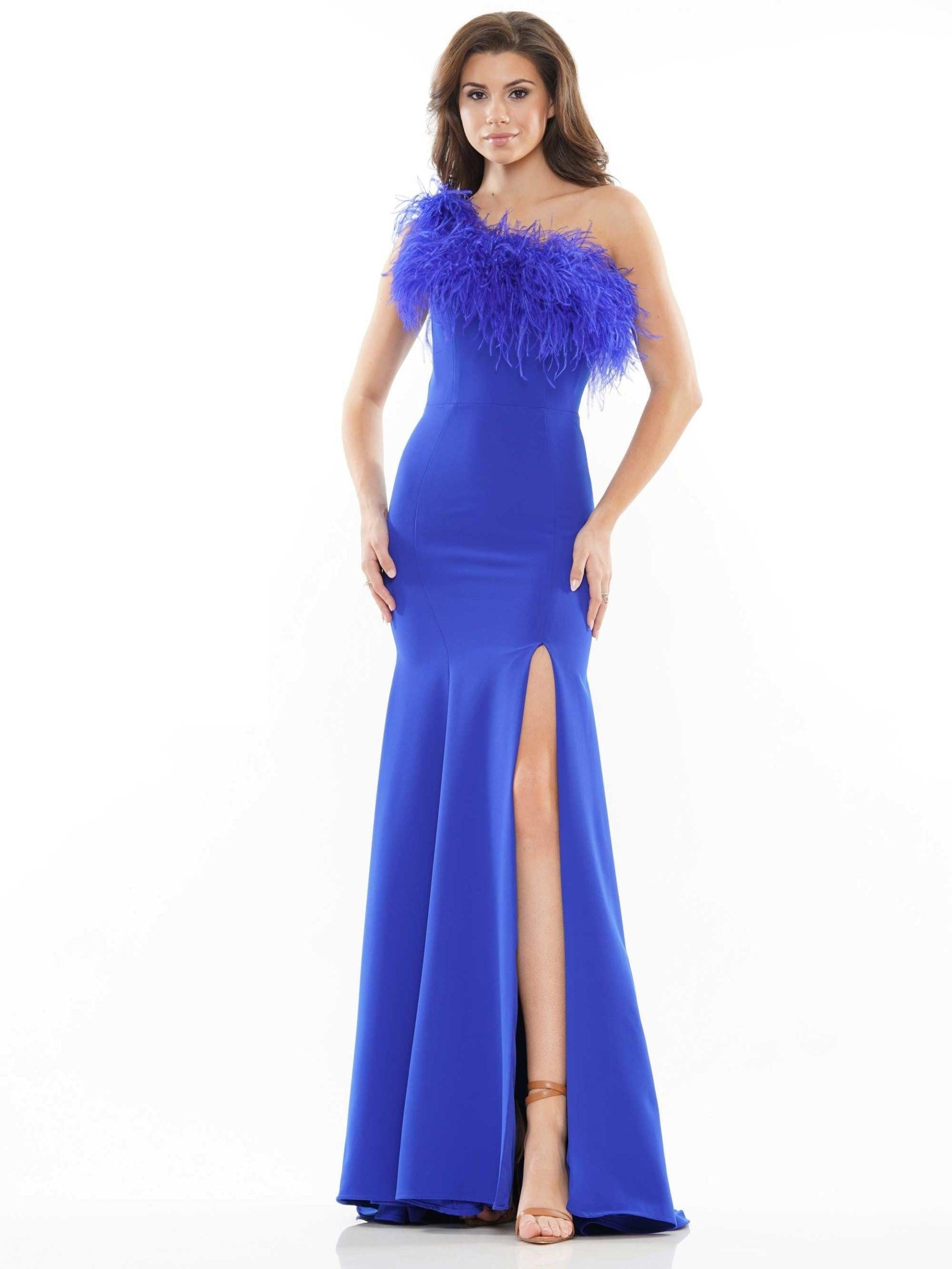 Colors Long One Shoulder Formal Prom Dress 2405 - The Dress Outlet