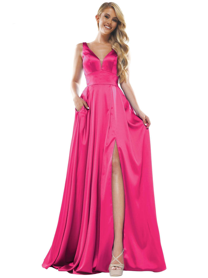 Colors Long Sleeveless Formal Prom Dress 904 - The Dress Outlet