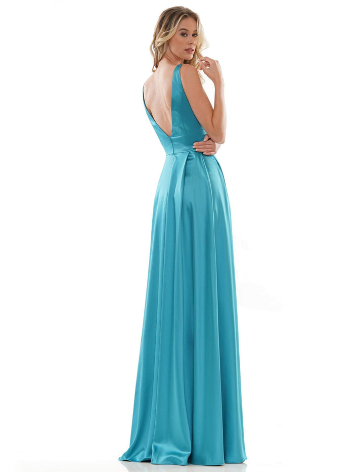 Colors Long Sleeveless Formal Prom Dress 904 - The Dress Outlet