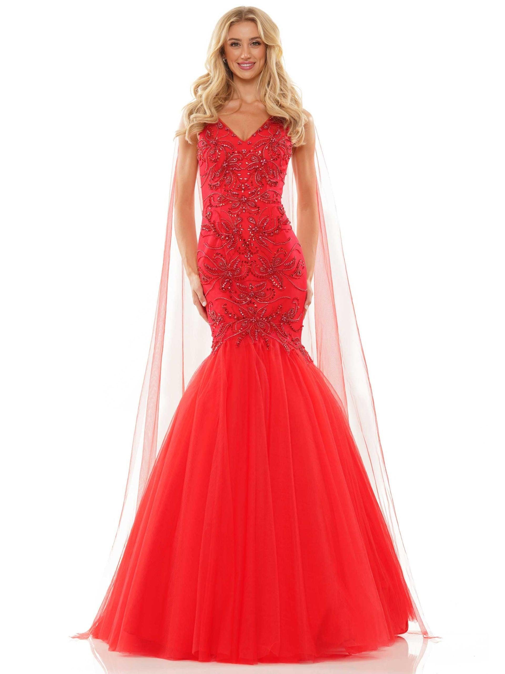 Colors Long Sleeveless Prom Dress 2993 - The Dress Outlet
