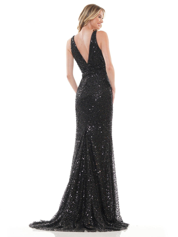 Colors Prom Long Sleeveless Formal Dress 2718 - The Dress Outlet