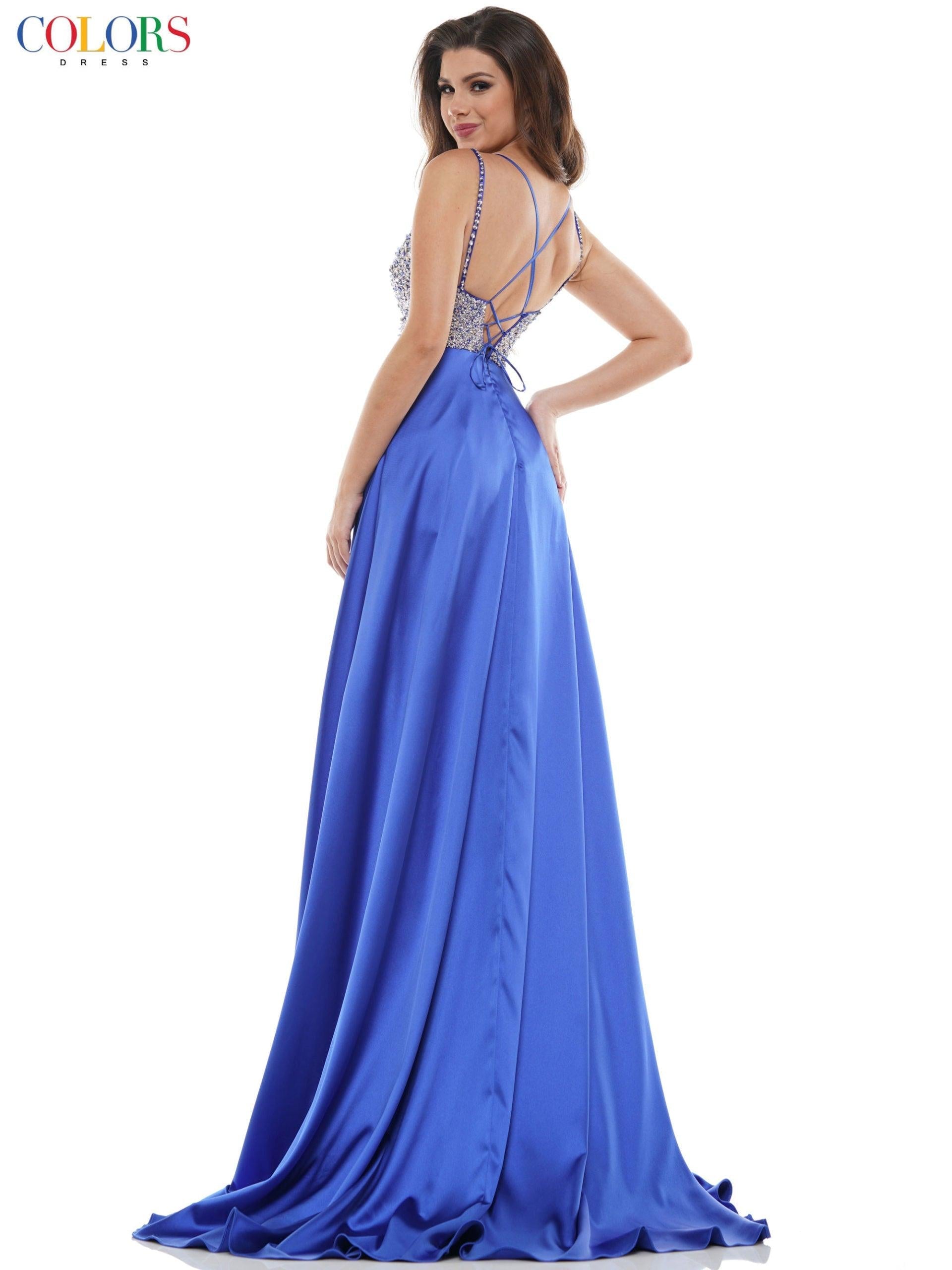 Colors 2604 Colors Prom Short Beaded Romper Skirt Overlay