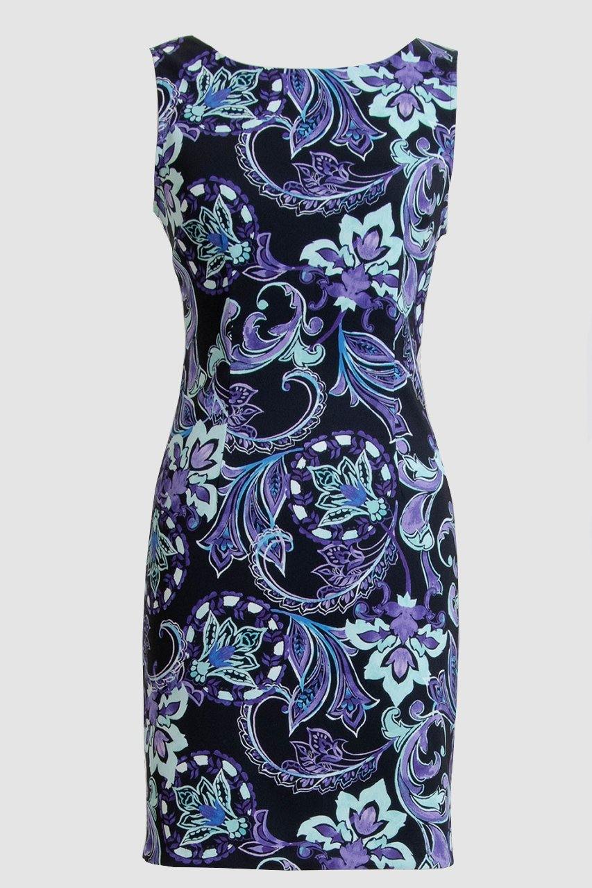 Aqua Connected Apparel Short Sleeveless Aqua Print Dress for $39.99 ...
