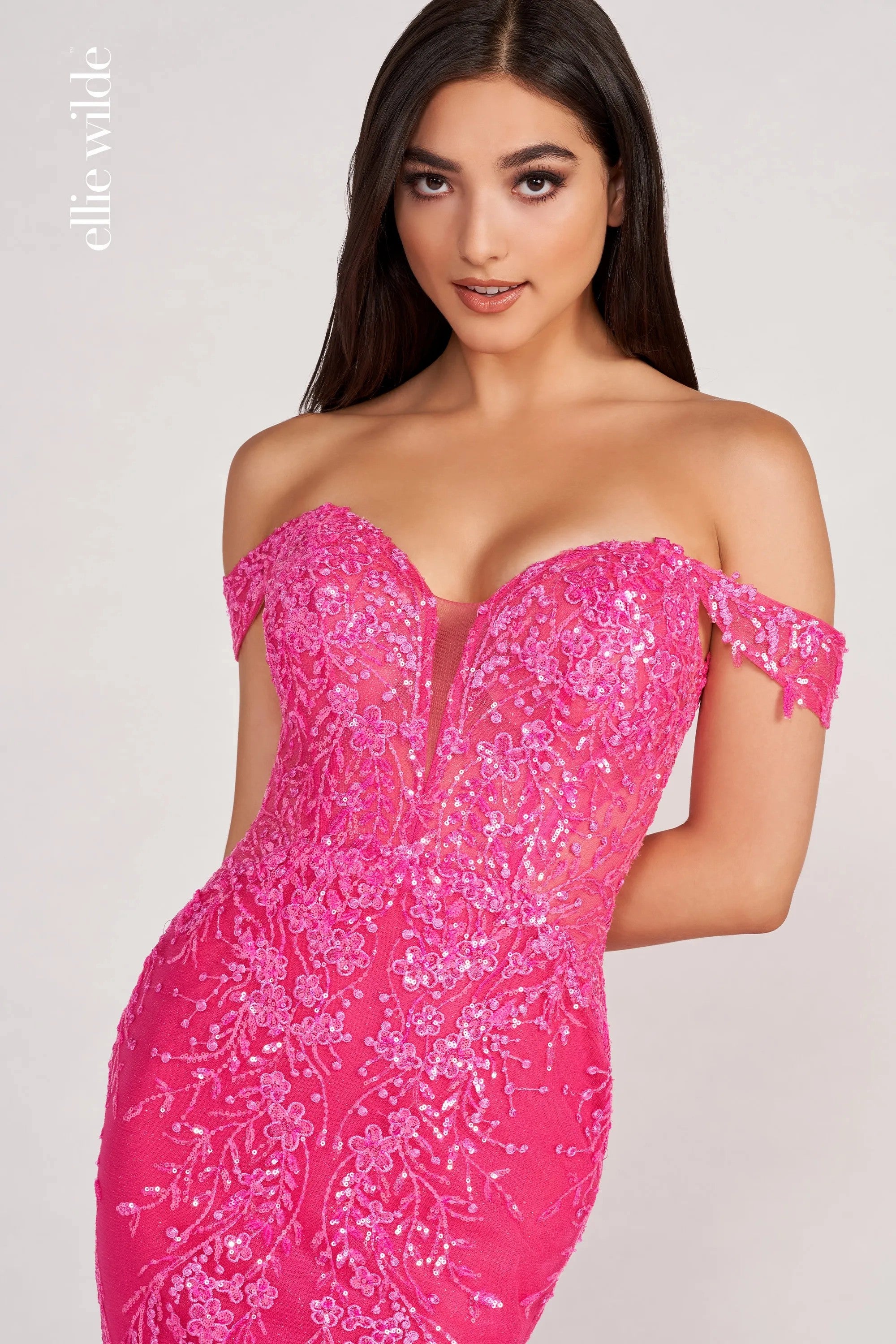 Prom Dresses Long Mermaid Formal Sequin Prom Dress Cerise