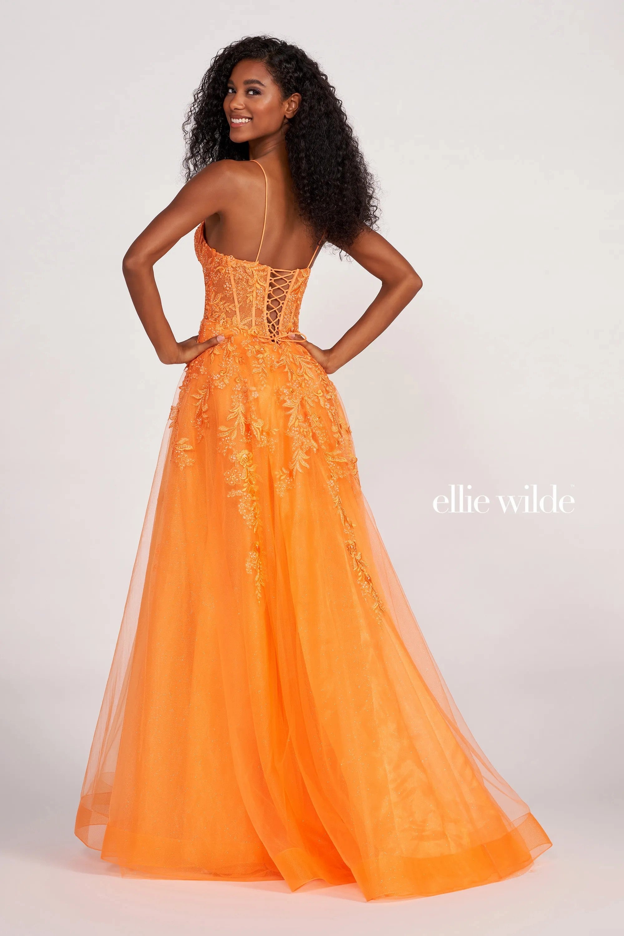 Prom Dresses Long A Line Dress Prom Ball Gown Orange