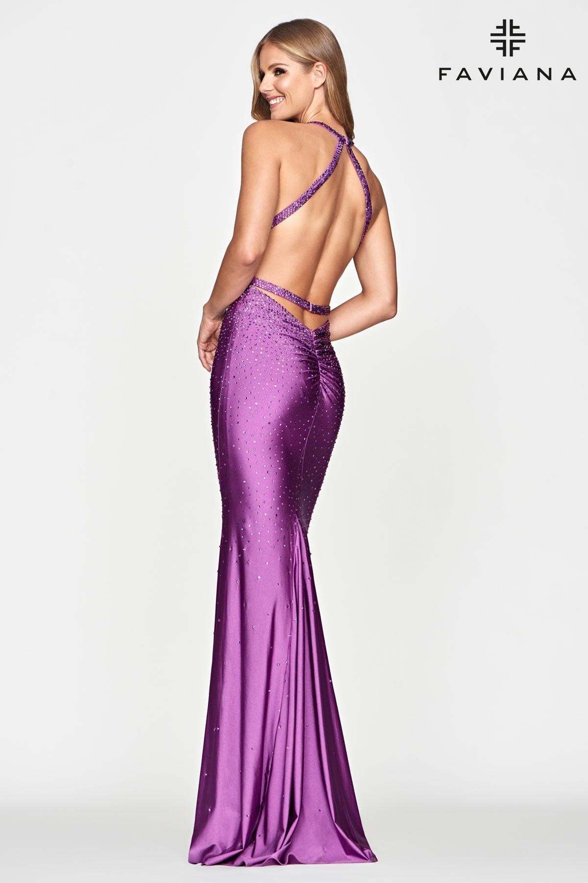Faviana Long Sexy Prom Dress S10631 - The Dress Outlet