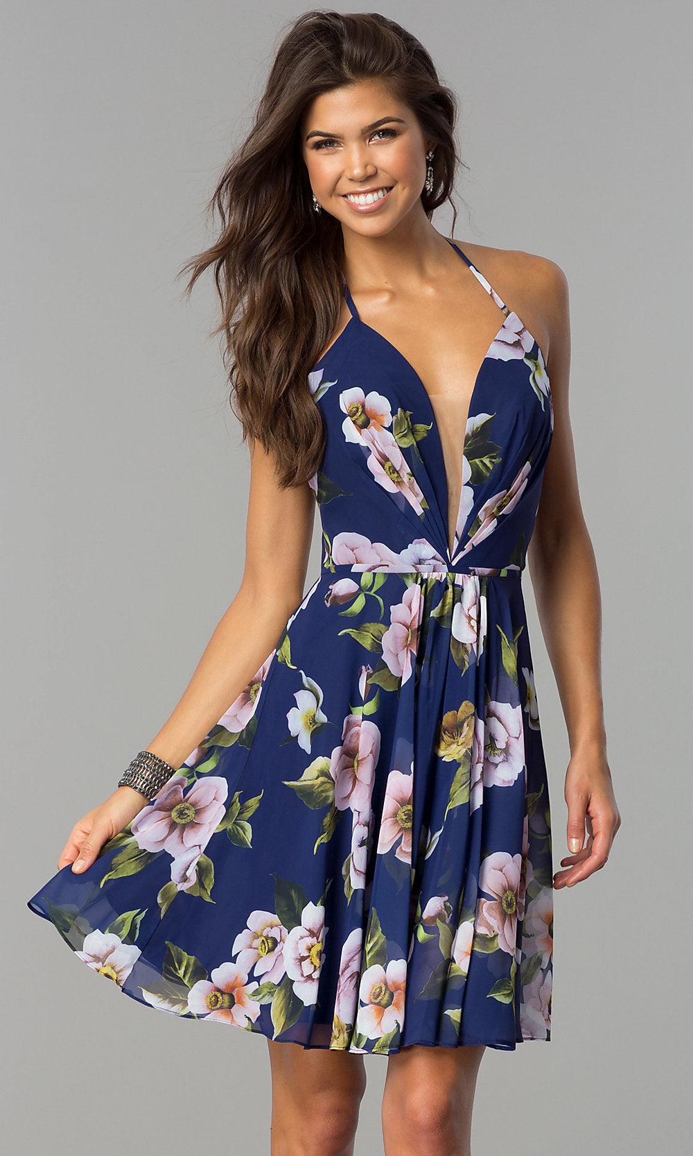 Faviana Short Cocktail Dress 8093 - The Dress Outlet