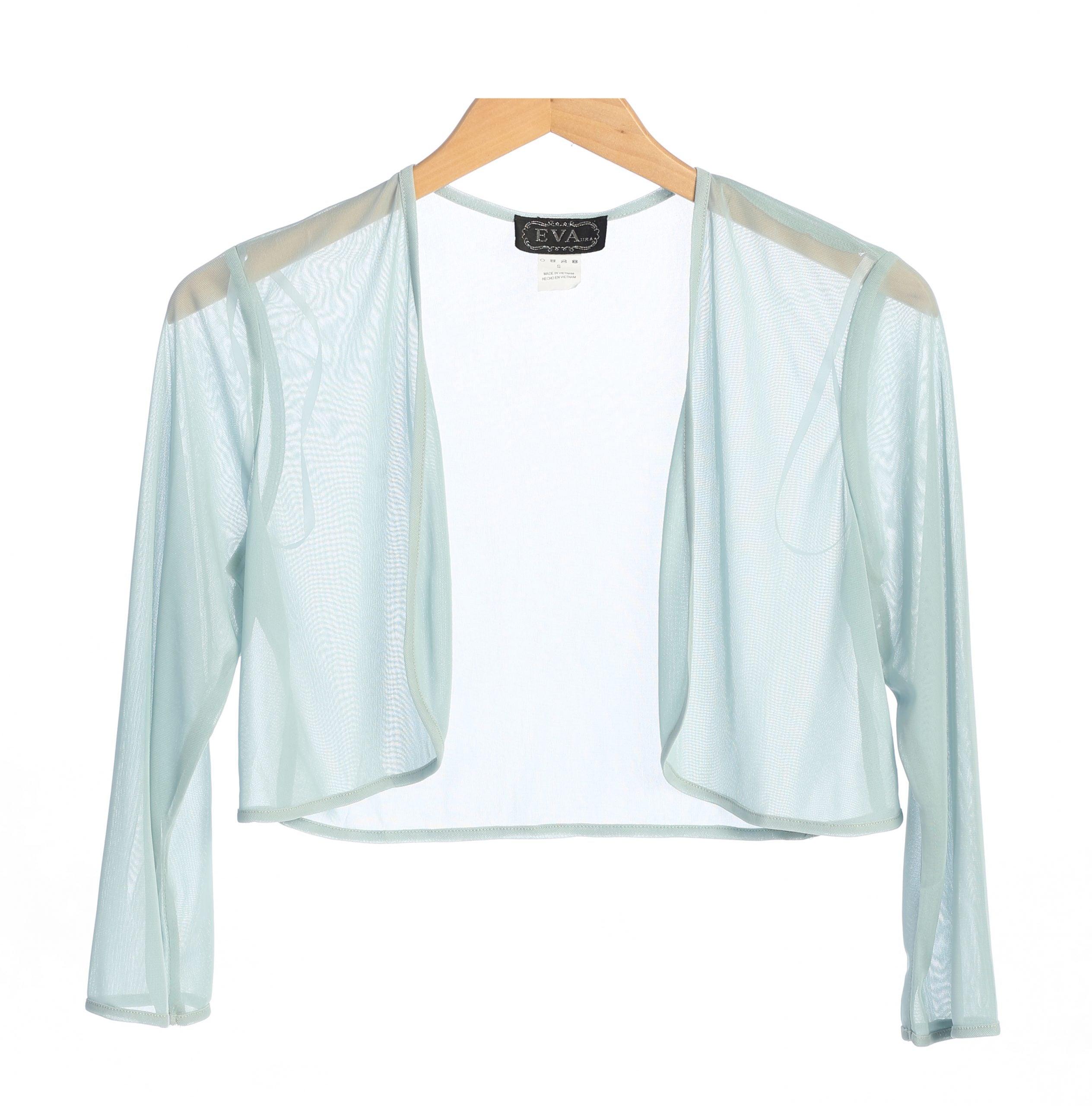 Sage Formal Chiffon Bolero Jacket for $26.99 – The Dress Outlet