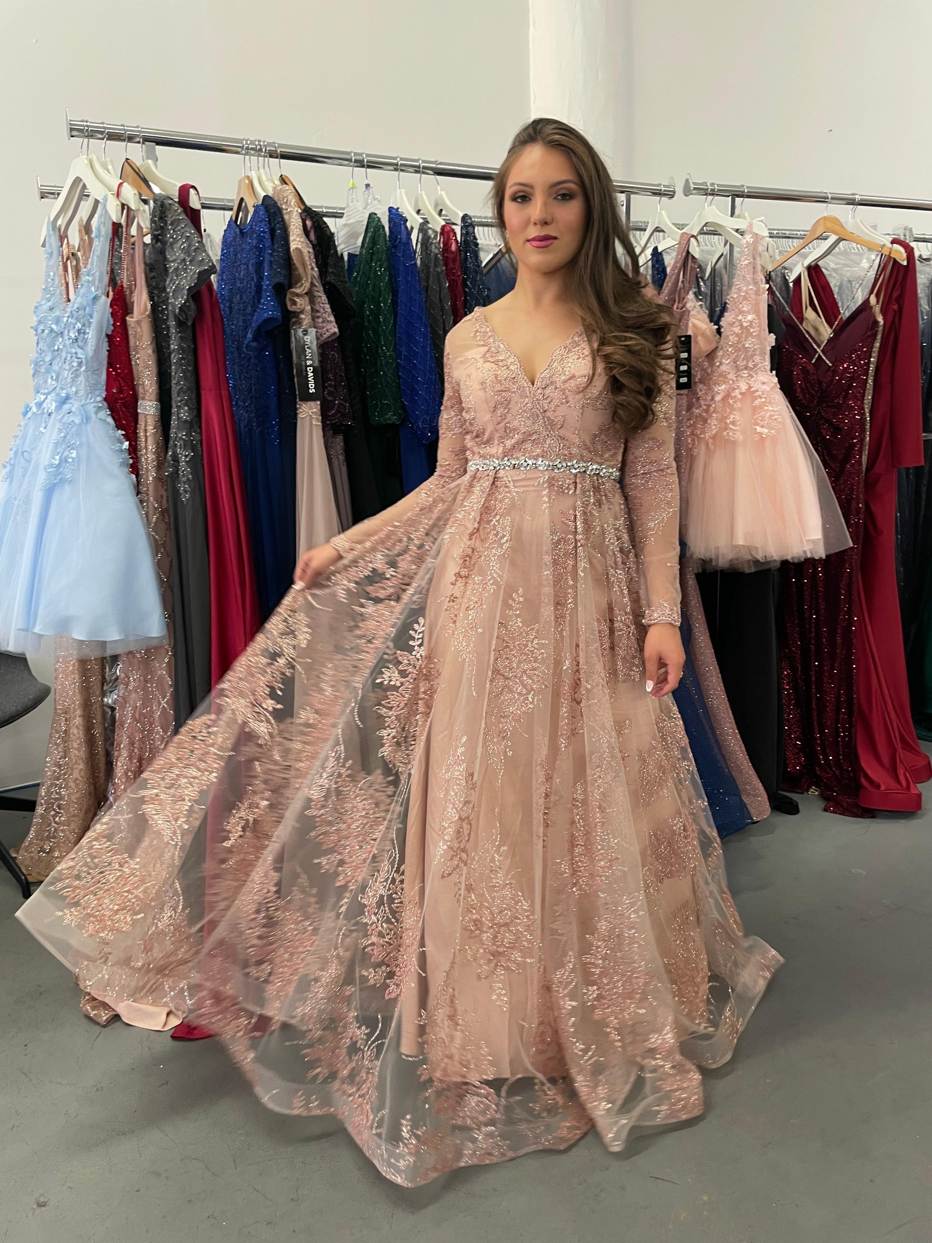 Mauve Formal Long Evening Dress Sale