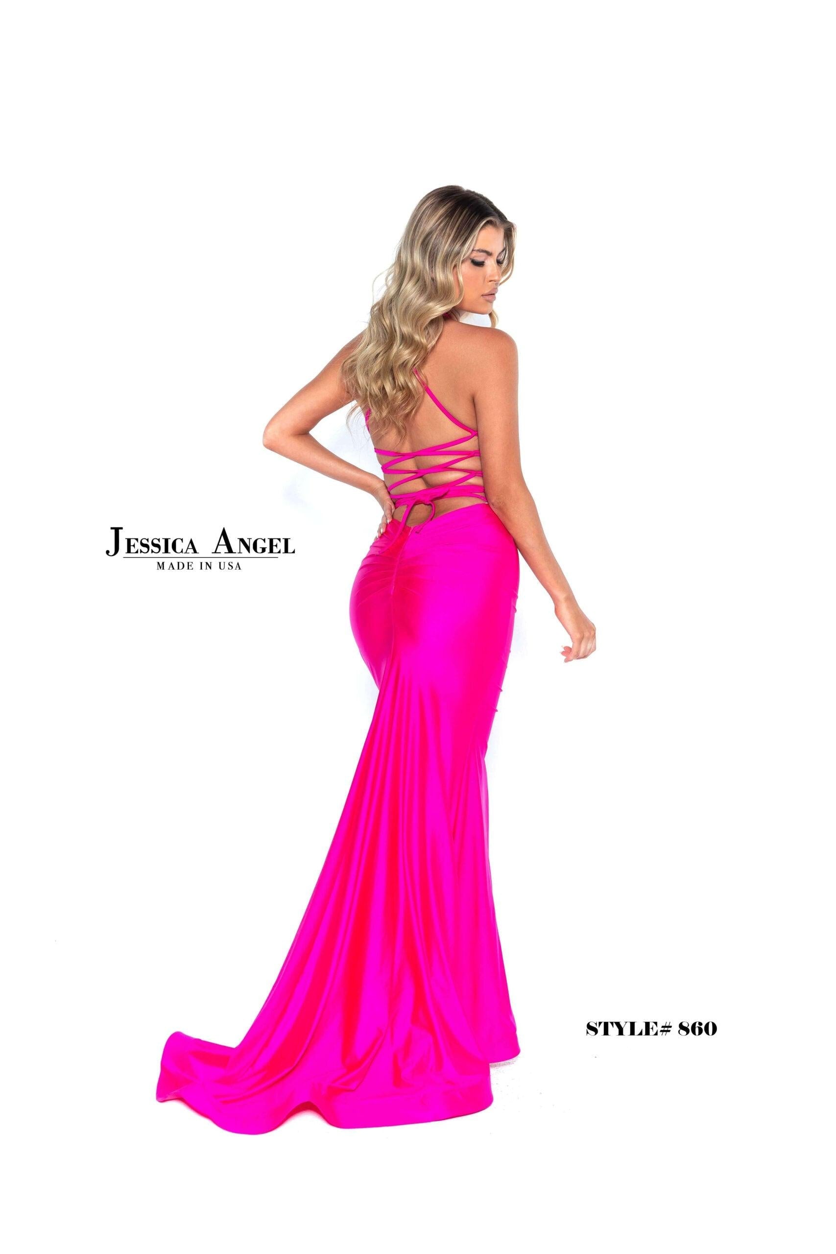 Jessica Angel Long Formal Fitted Sexy Prom Gown 860 - The Dress Outlet