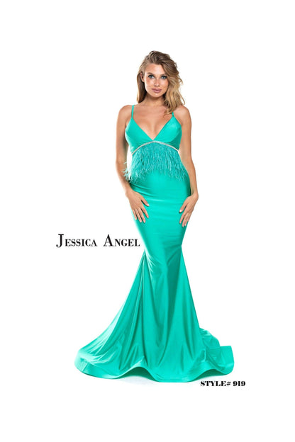 Jessica Angel Prom Long Formal Fitted Dress 919 - The Dress Outlet