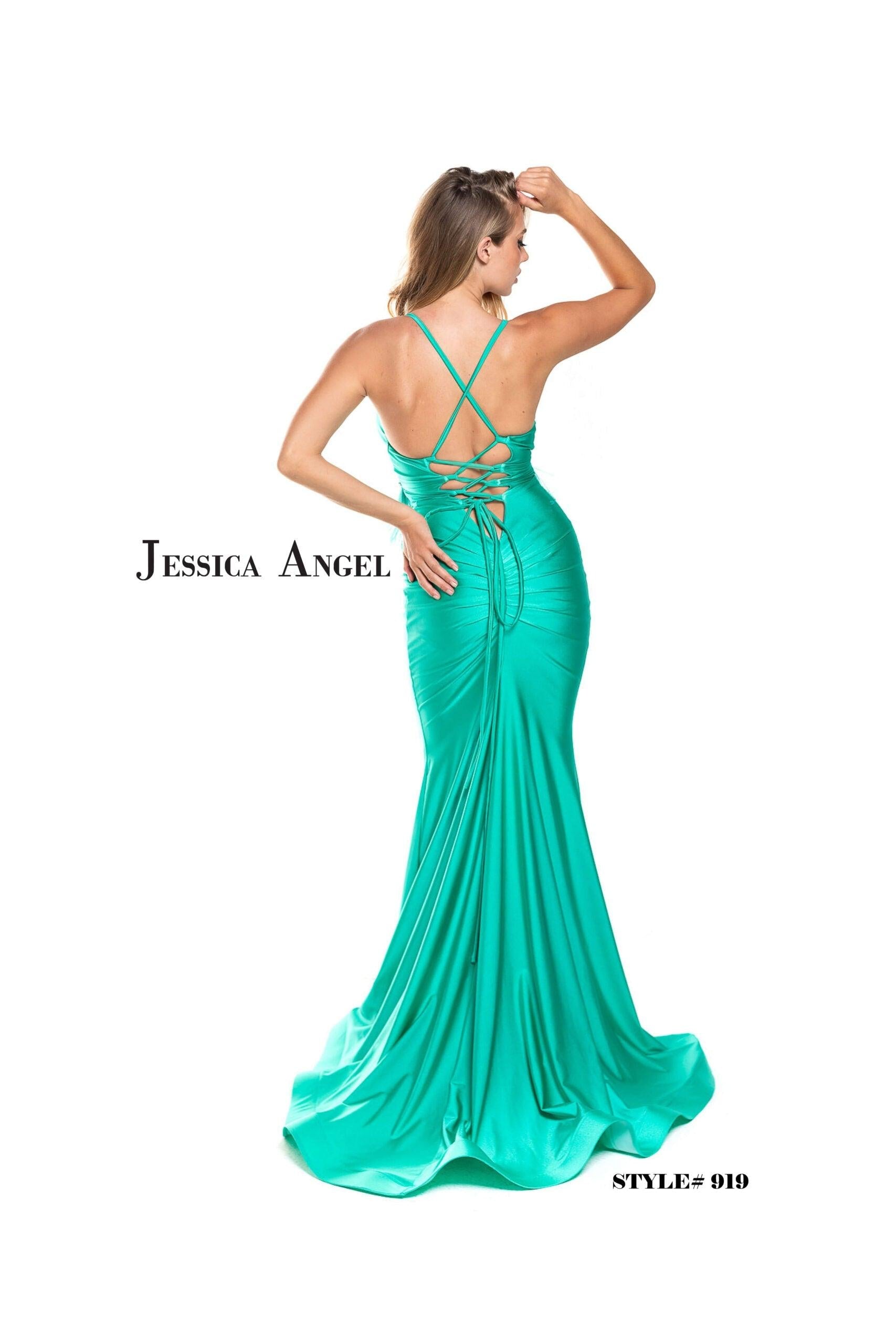Jessica Angel Prom Long Formal Fitted Dress 919 - The Dress Outlet
