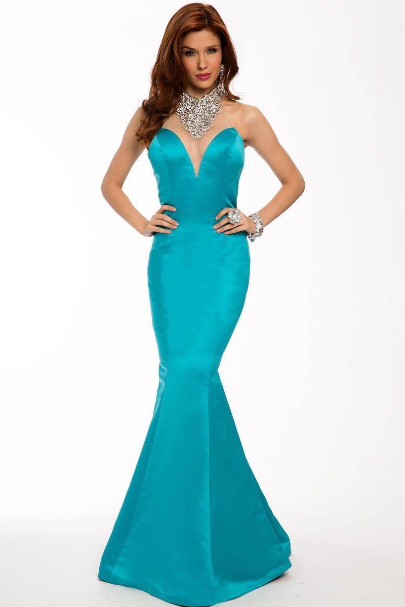 Jovani Halter Mermaid Long Prom Dress 22735 - The Dress Outlet