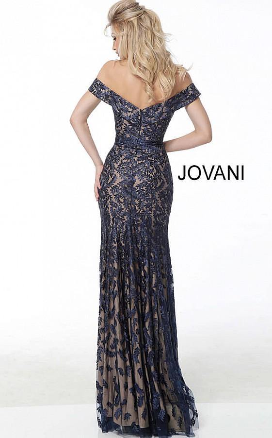 Jovani Long Formal Off Shoulder Evening Dress 49634 - The Dress Outlet