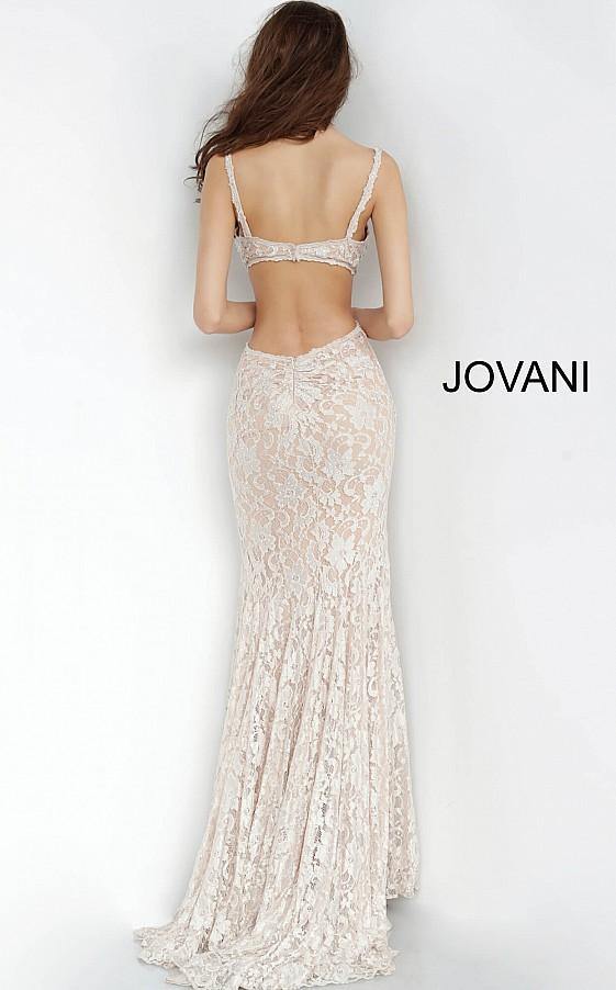 Jovani Prom Long Beaded Lace Trumpet Gown 00780 - The Dress Outlet