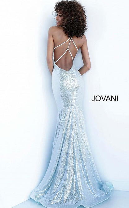Jovani Prom Long Bridesmaid Metallic Dress 00592 - The Dress Outlet