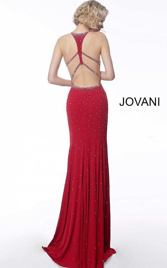 Jovani Prom Long Formal Halter Dress 67101 - The Dress Outlet