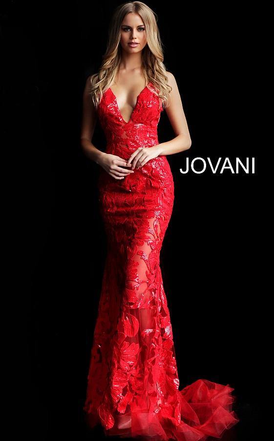 Jovani Prom Long Formal Sleeveless Fitted 60283 - The Dress Outlet